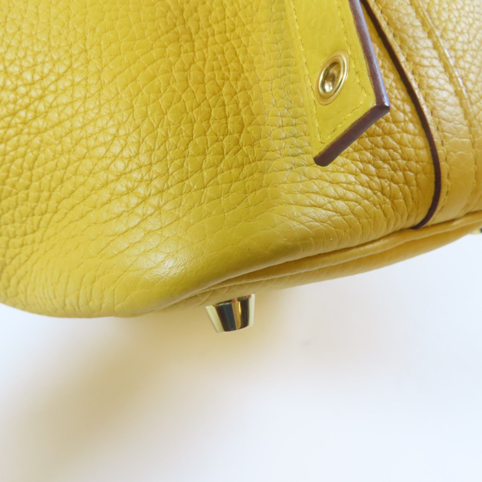 HERMES 【激減優惠】Taurillon Clemence皮革Picotin PM Tote Bag 金扣手挽袋Jaune Ambre