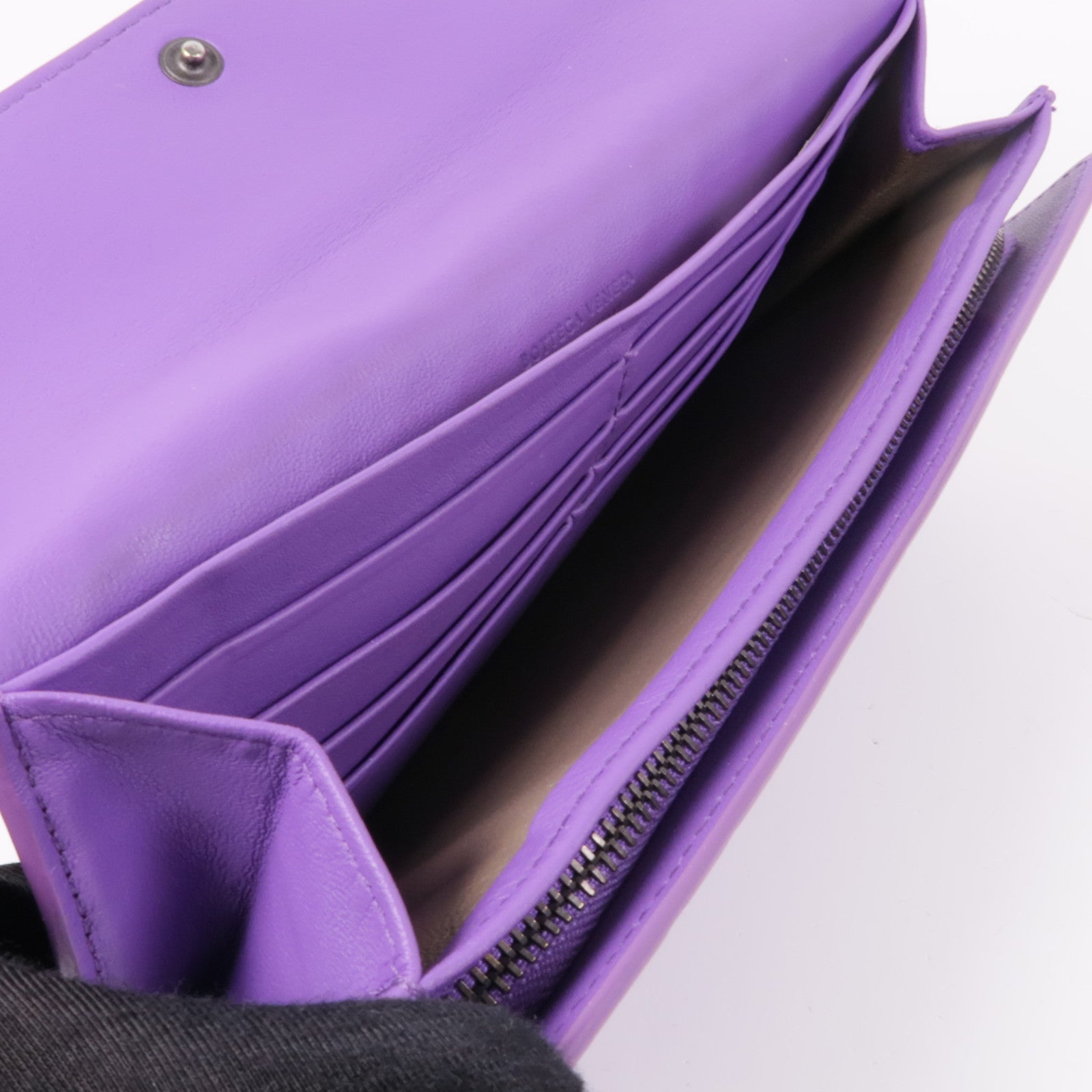 BOTTEGA VENETA 織紋皮革Long Wallet長錢包