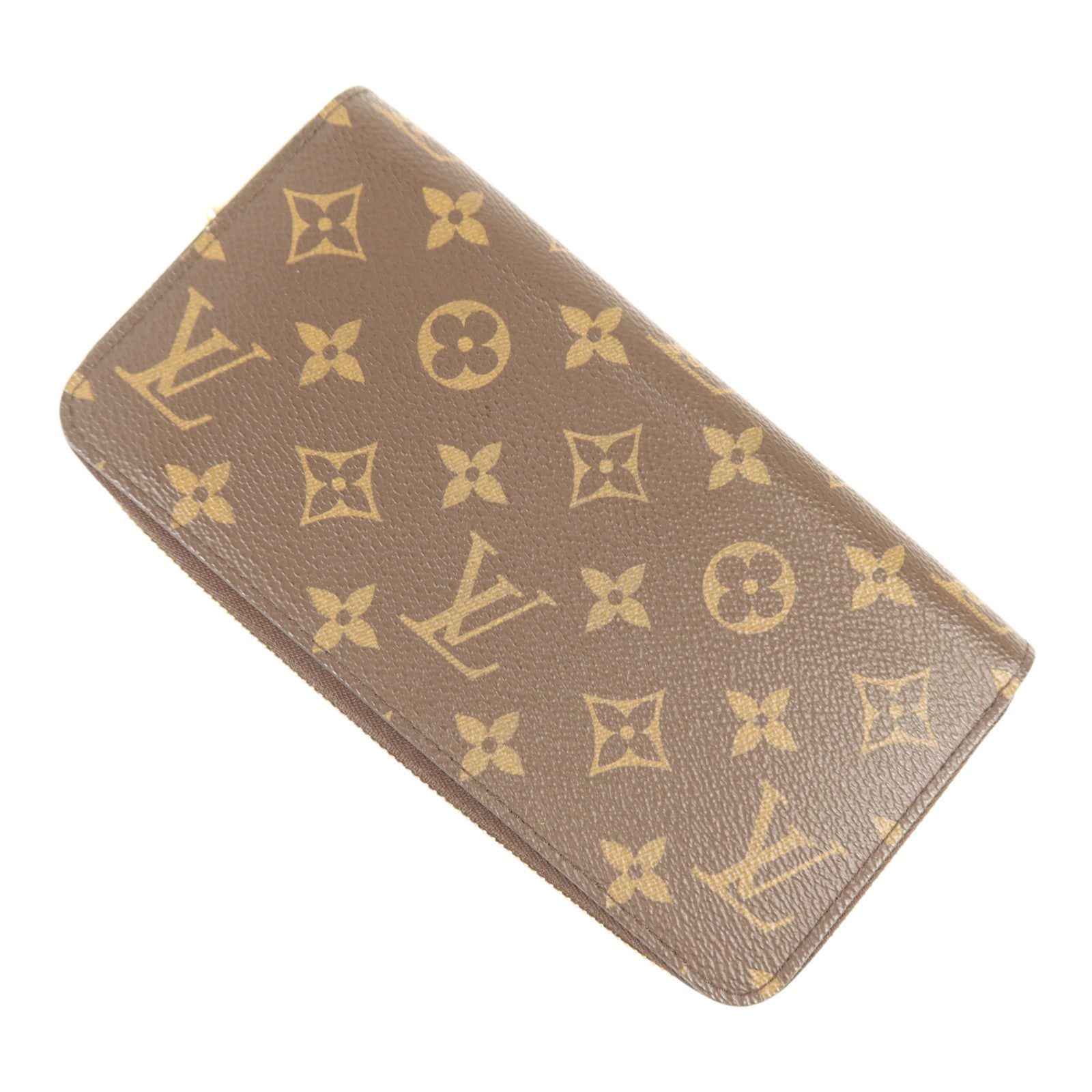 LOUIS VUITTON Monogram Zipper Long Wallet金扣長錢包