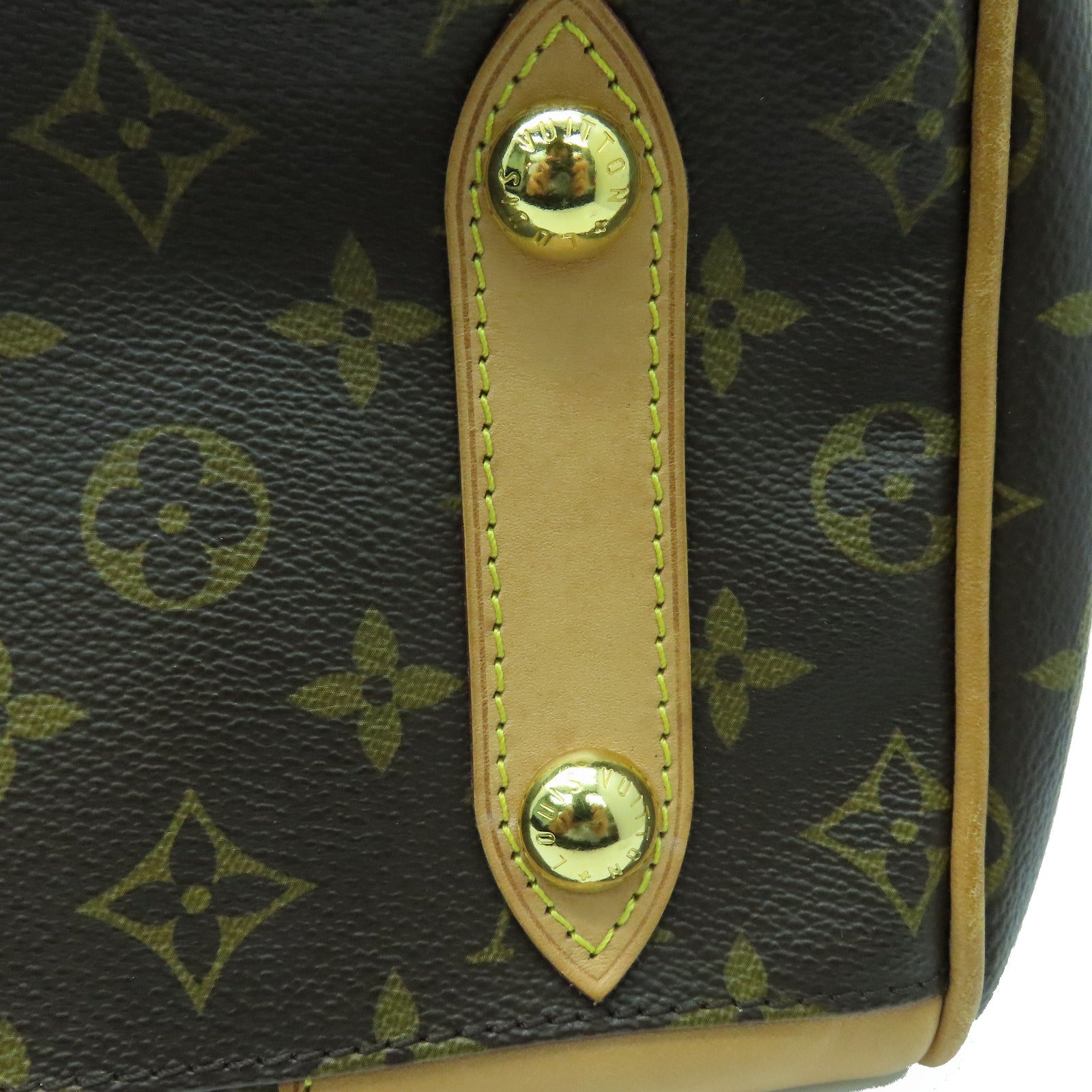 LOUIS VUITTON Mongram Retrio PM 2 Way Shoulder Tote Bag金扣手挽肩背两用袋啡色
