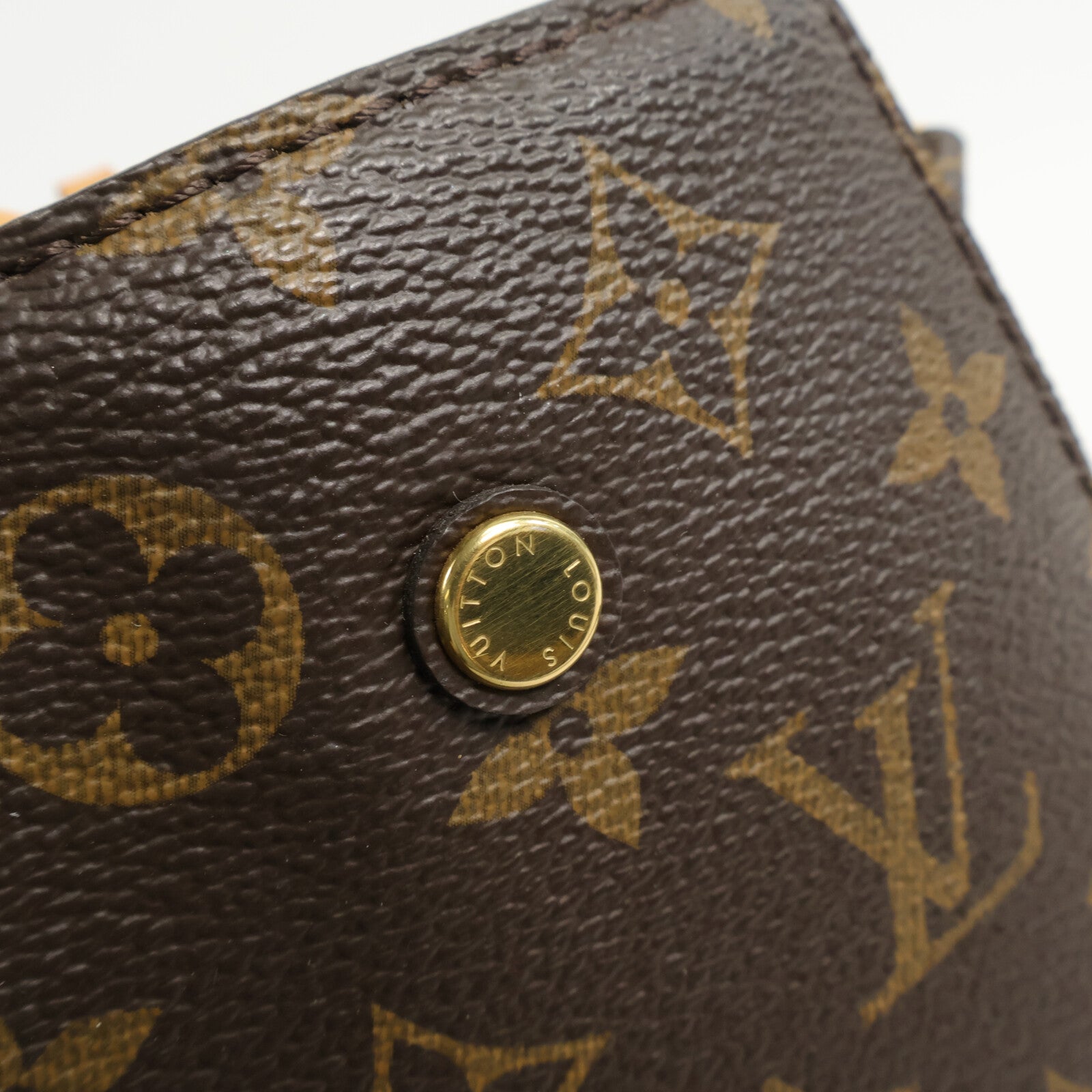 LOUIS VUITTON Monogram Montaigne BB手挽肩背兩用袋棕色