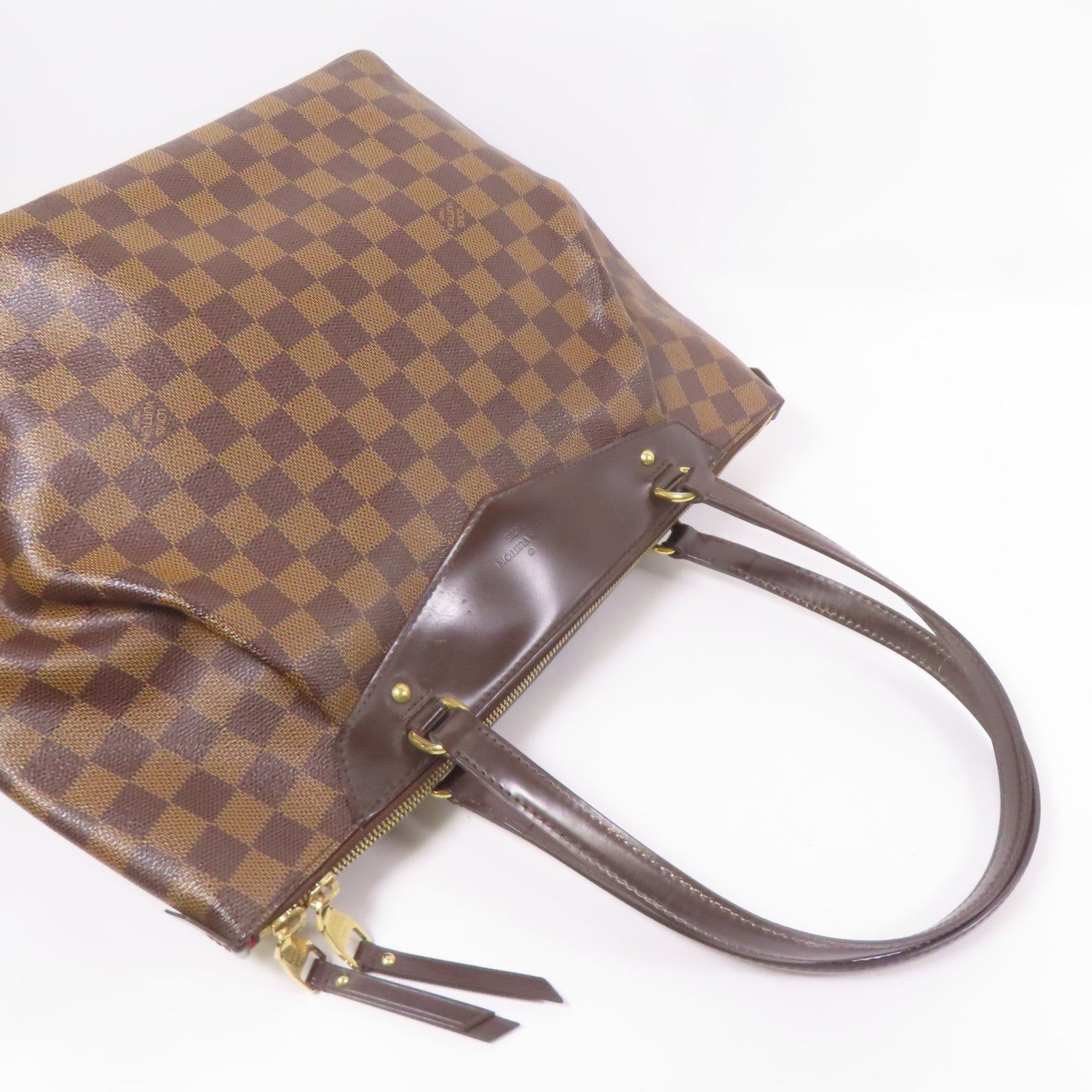 LOUIS VUITTON Damier Westminster GM金扣肩背袋