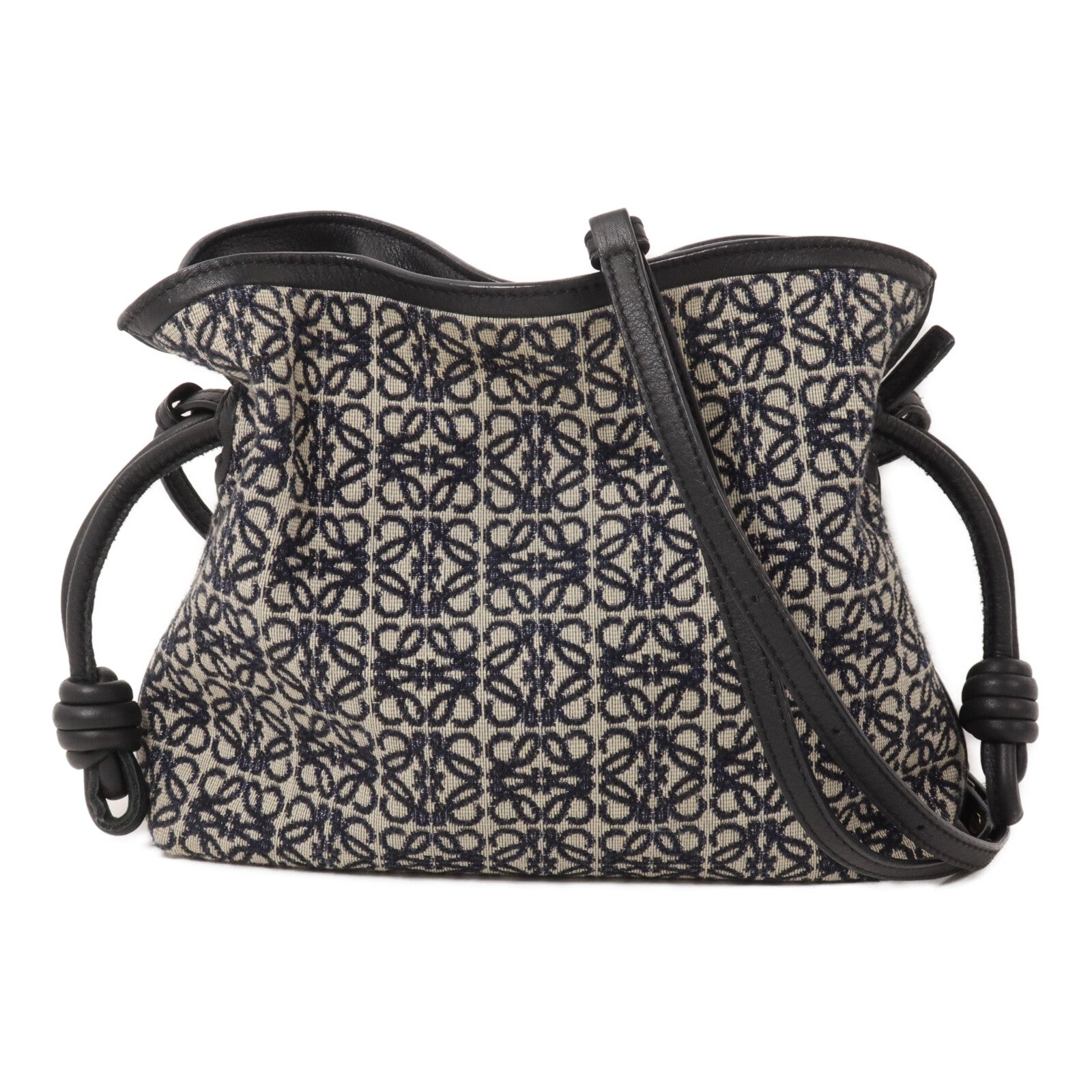LOEWE 帆布Mini Flamenco肩背袋