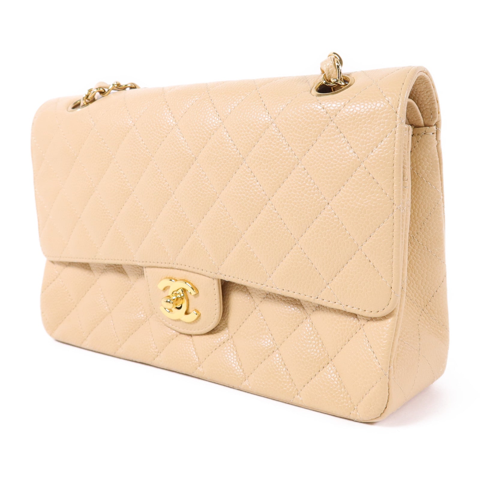 CHANEL 牛皮皮革Classic 25金扣鏈帶肩背袋