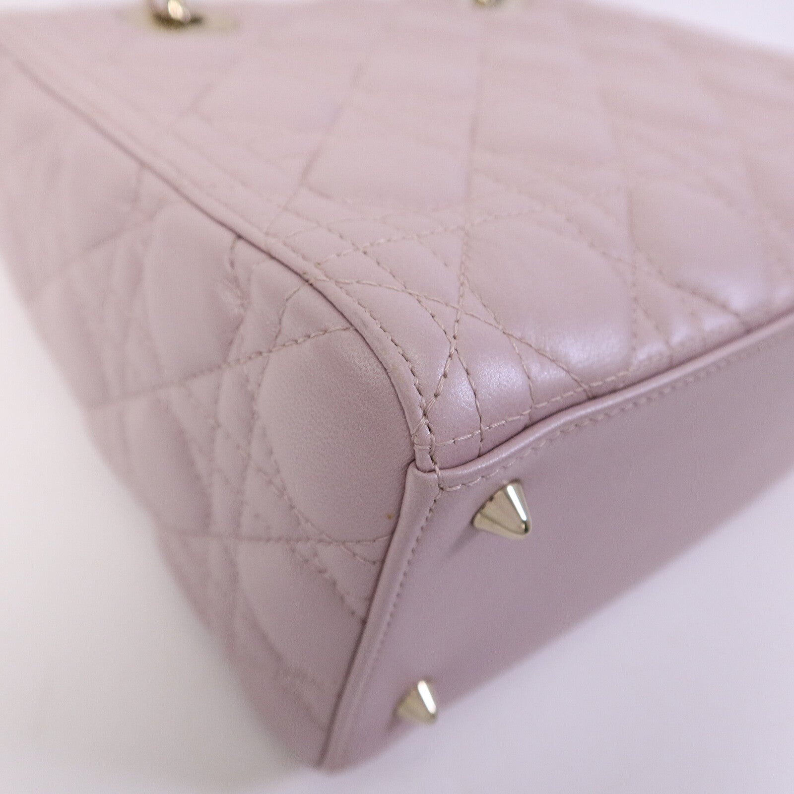 Dior 羊皮皮革Lady Dior Medium手挽肩背兩用袋