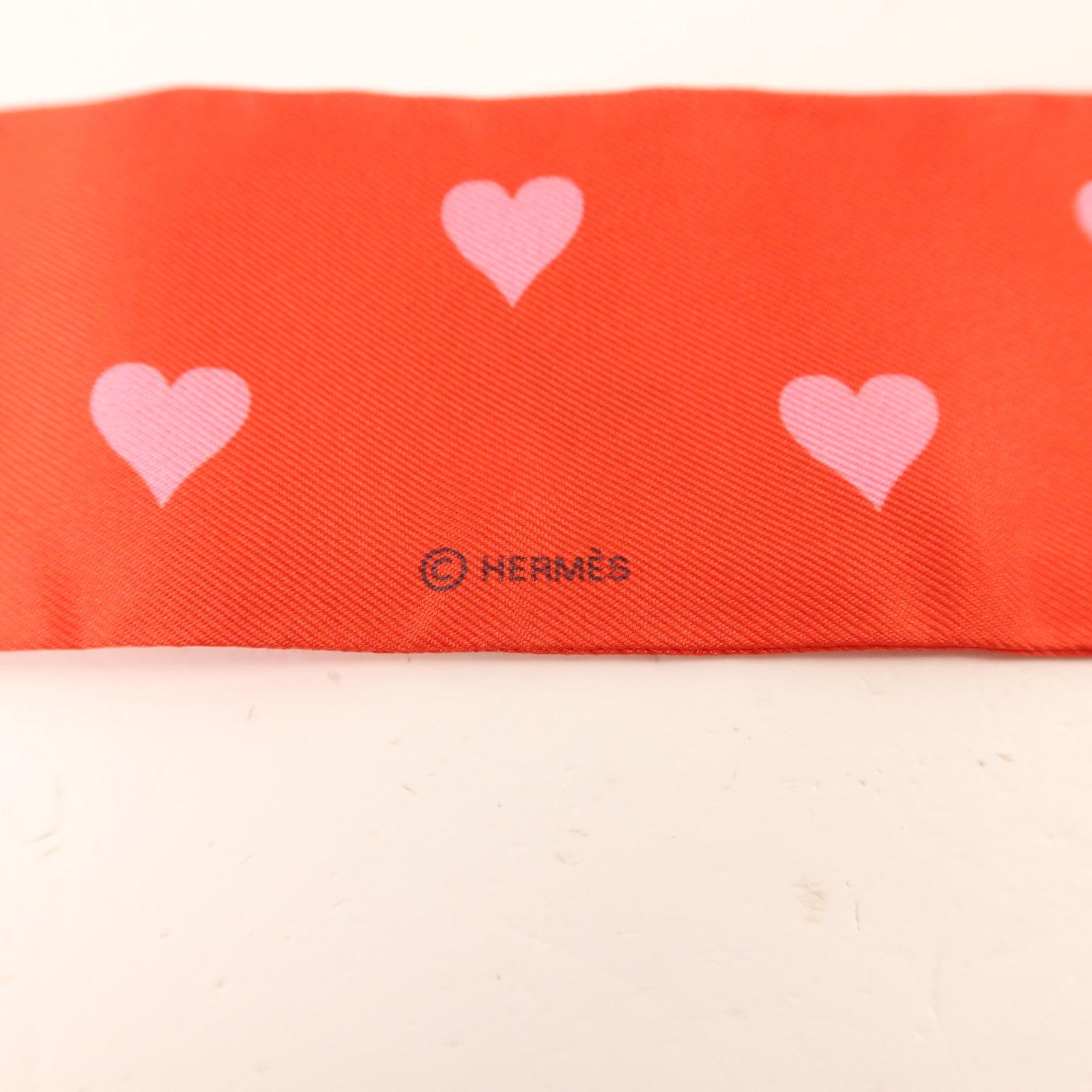 HERMES 絲質Twilly絲巾