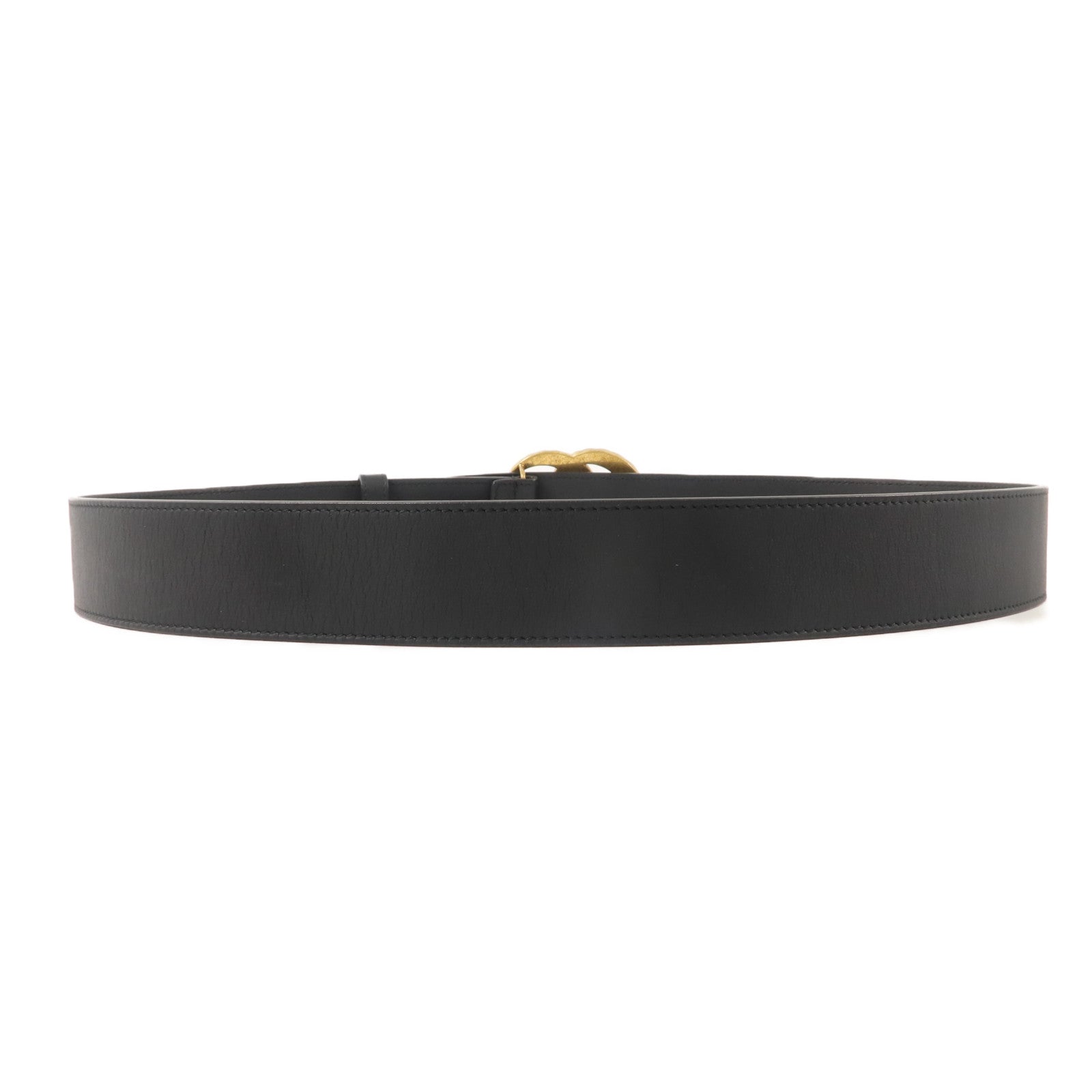 GUCCI 牛皮皮革GG Marrmont Belt 90cm皮帶