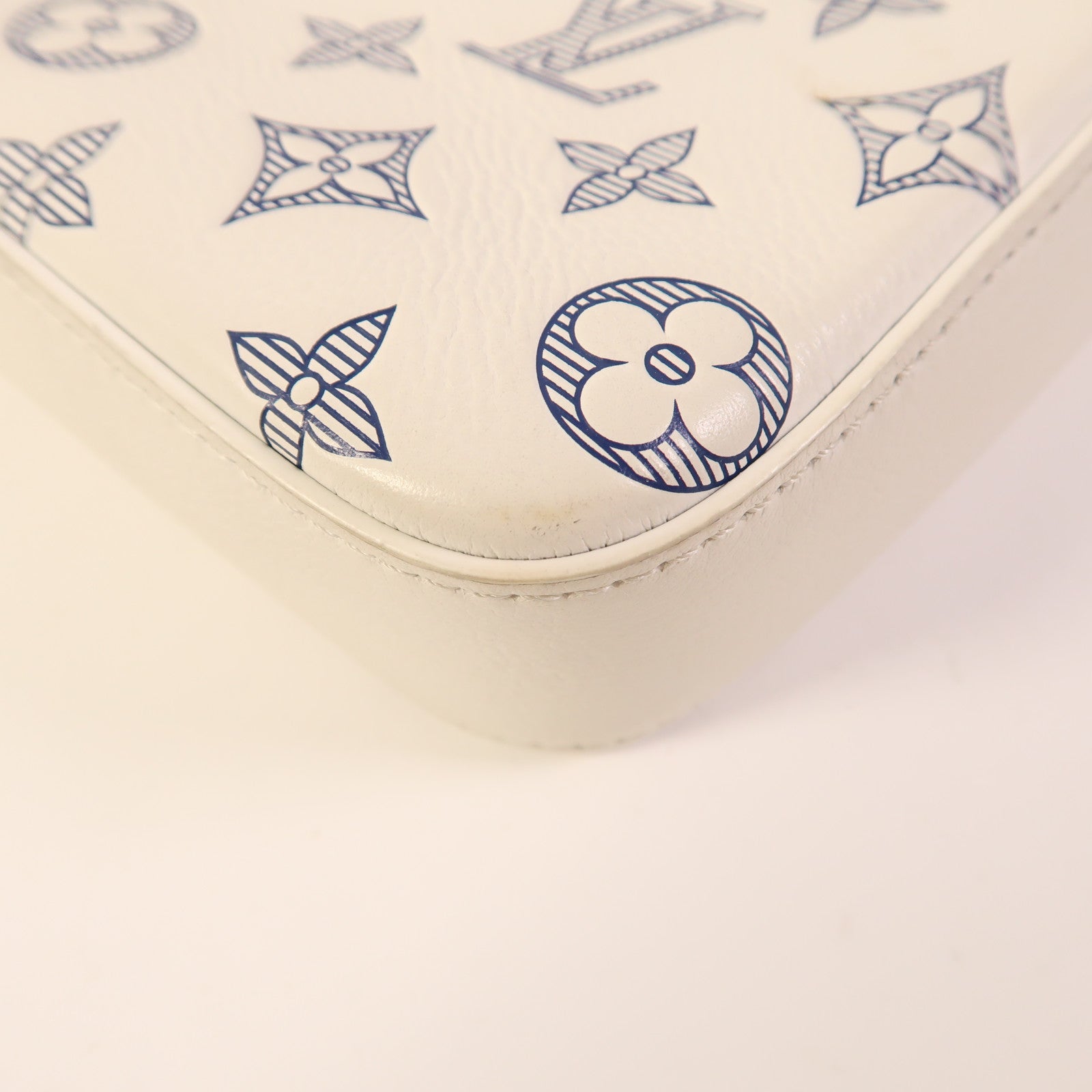 LOUIS VUITTON LV Trio Messenger Shoulder Bag M24754 Monogram Shadow White