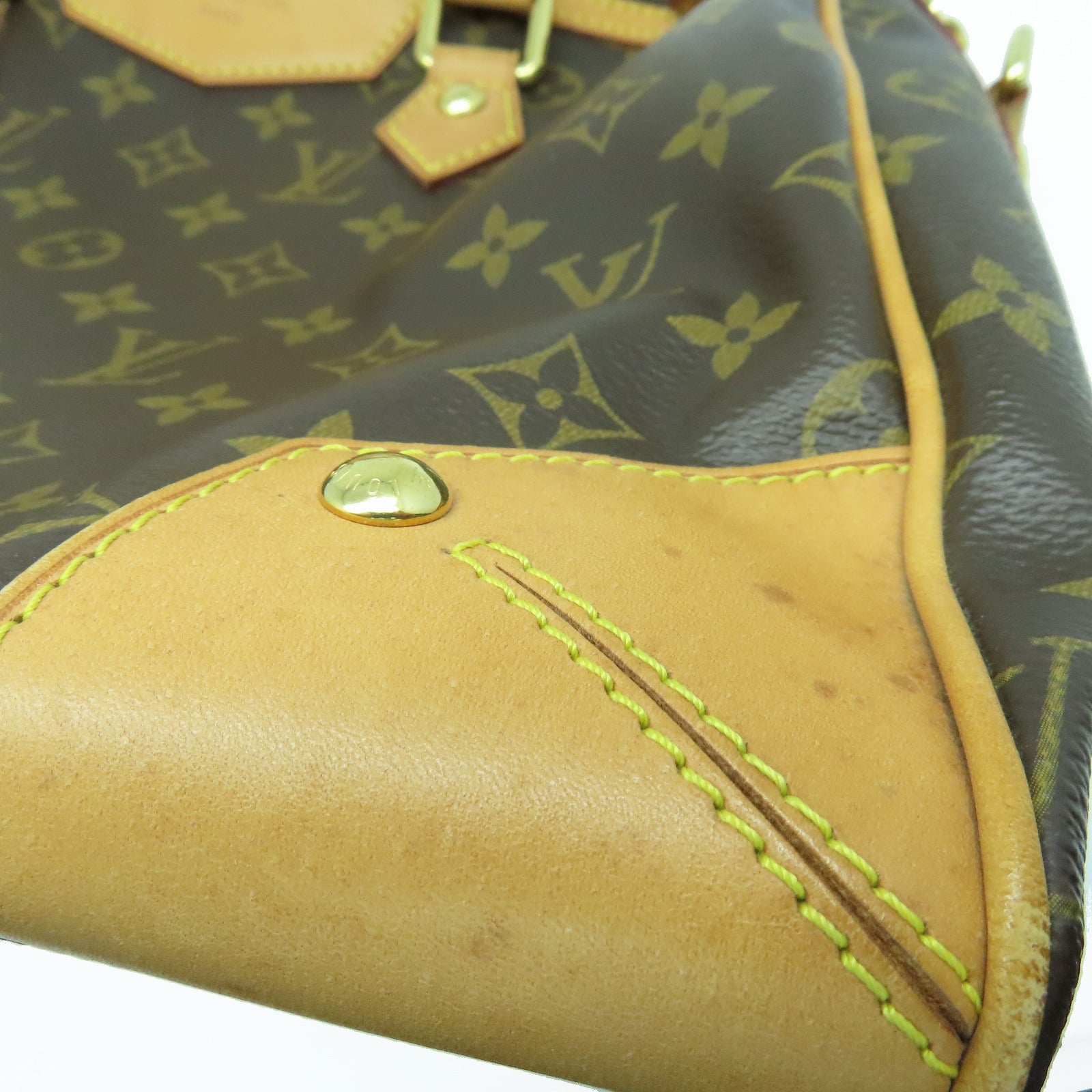 LOUIS VUITTON Mongram Retrio PM 2 Way Shoulder Tote Bag金扣手挽肩背两用袋啡色