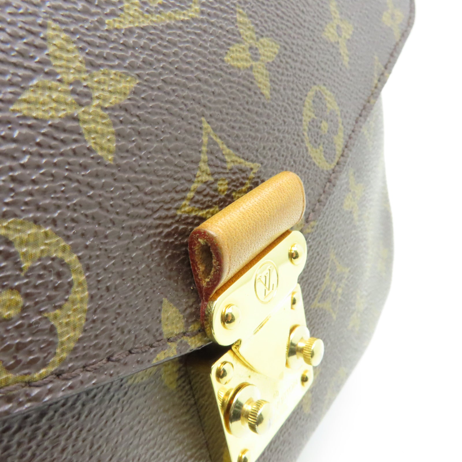 LOUIS VUITTON Monogram Pochette Metis金扣手挽肩背兩用袋啡色