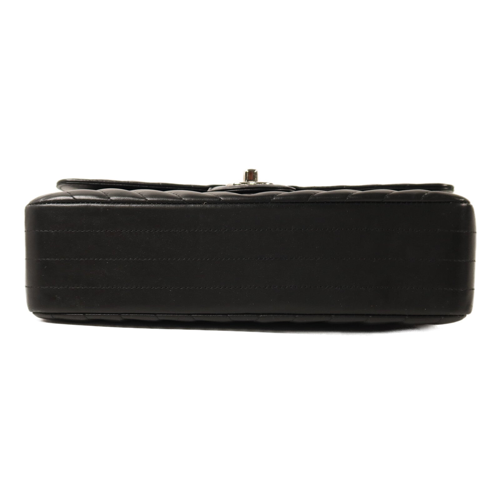 CHANEL 羊皮皮革Classic 25銀扣鏈帶肩背袋
