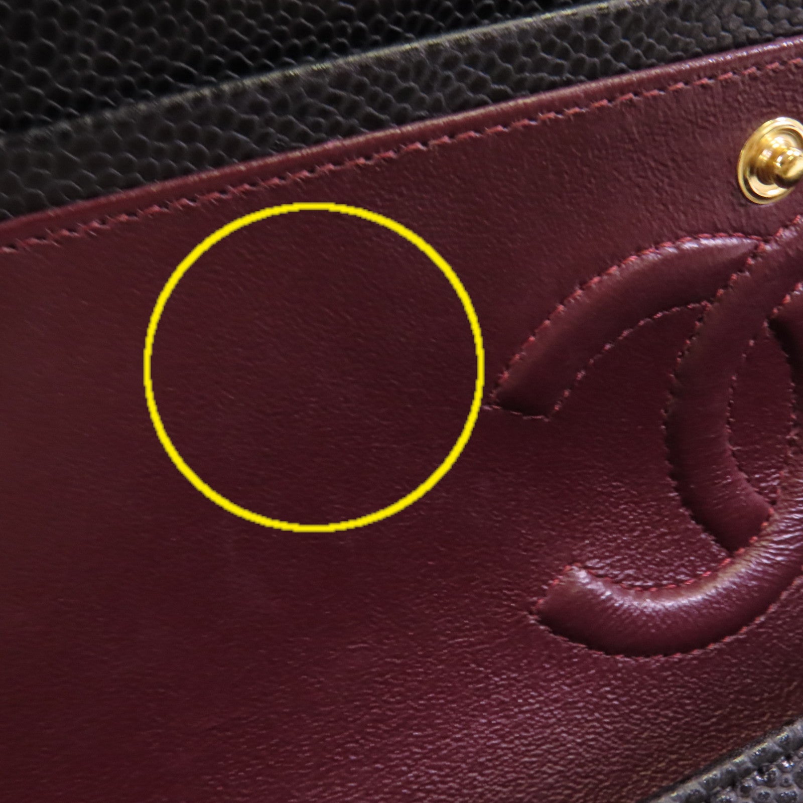 CHANEL 牛皮皮革Classic 25金扣鏈帶肩背袋