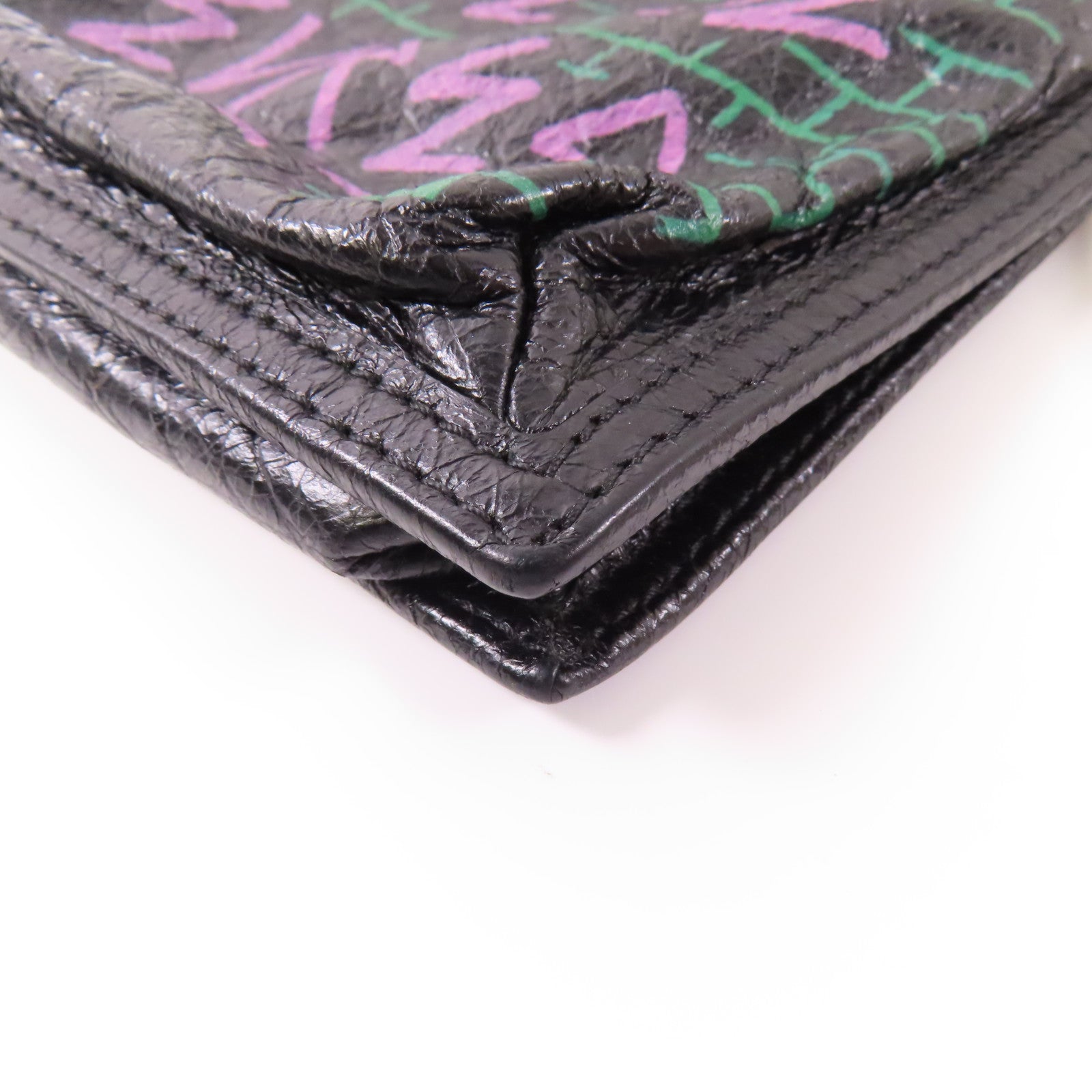 BALENCIAGA 【激減優惠】牛皮皮革Pouch Graffiti肩背袋