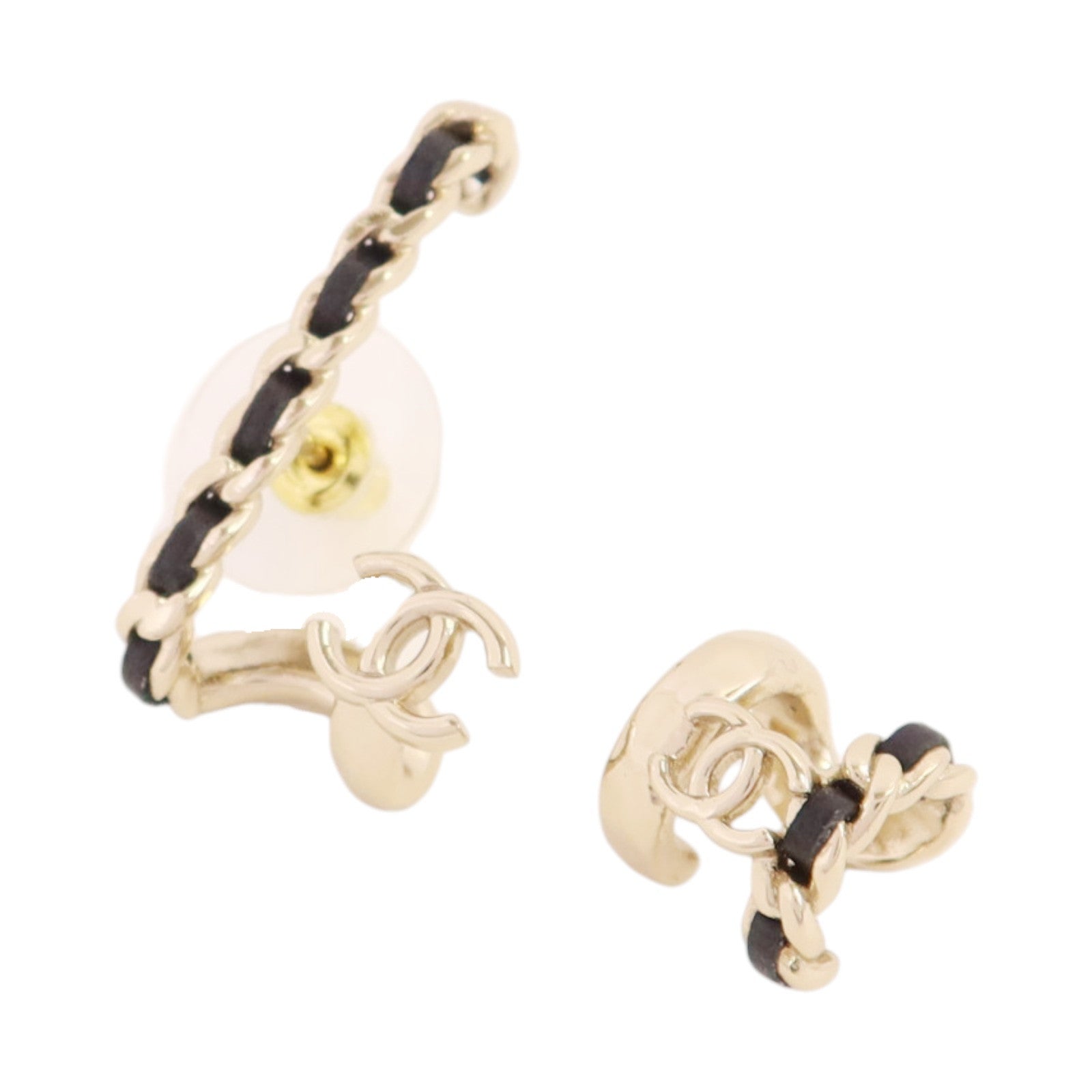 CHANEL 金屬/皮革Earrings/Ear Cuffs金扣耳環/耳夾