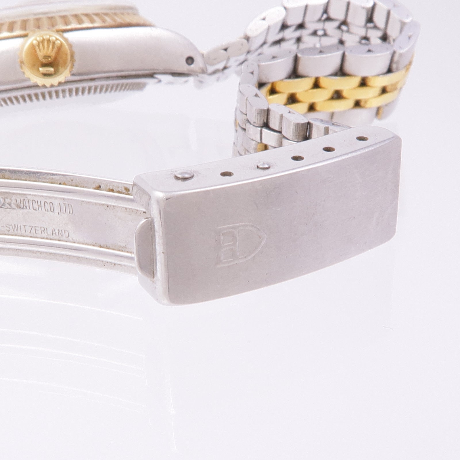 TUDOR Prince Oysterdate 92413 Automatic Watch 18K Yellow Gold Stainless Steel