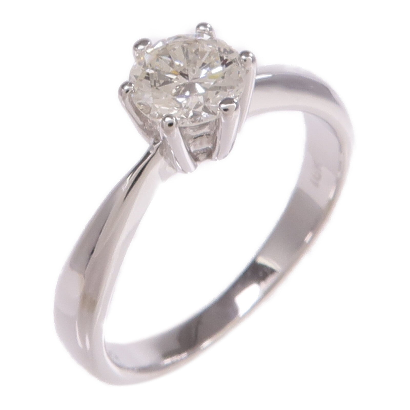 JEWELRY 【激減優惠】18K白金Diamond Ring鑽石戒指US#4.5