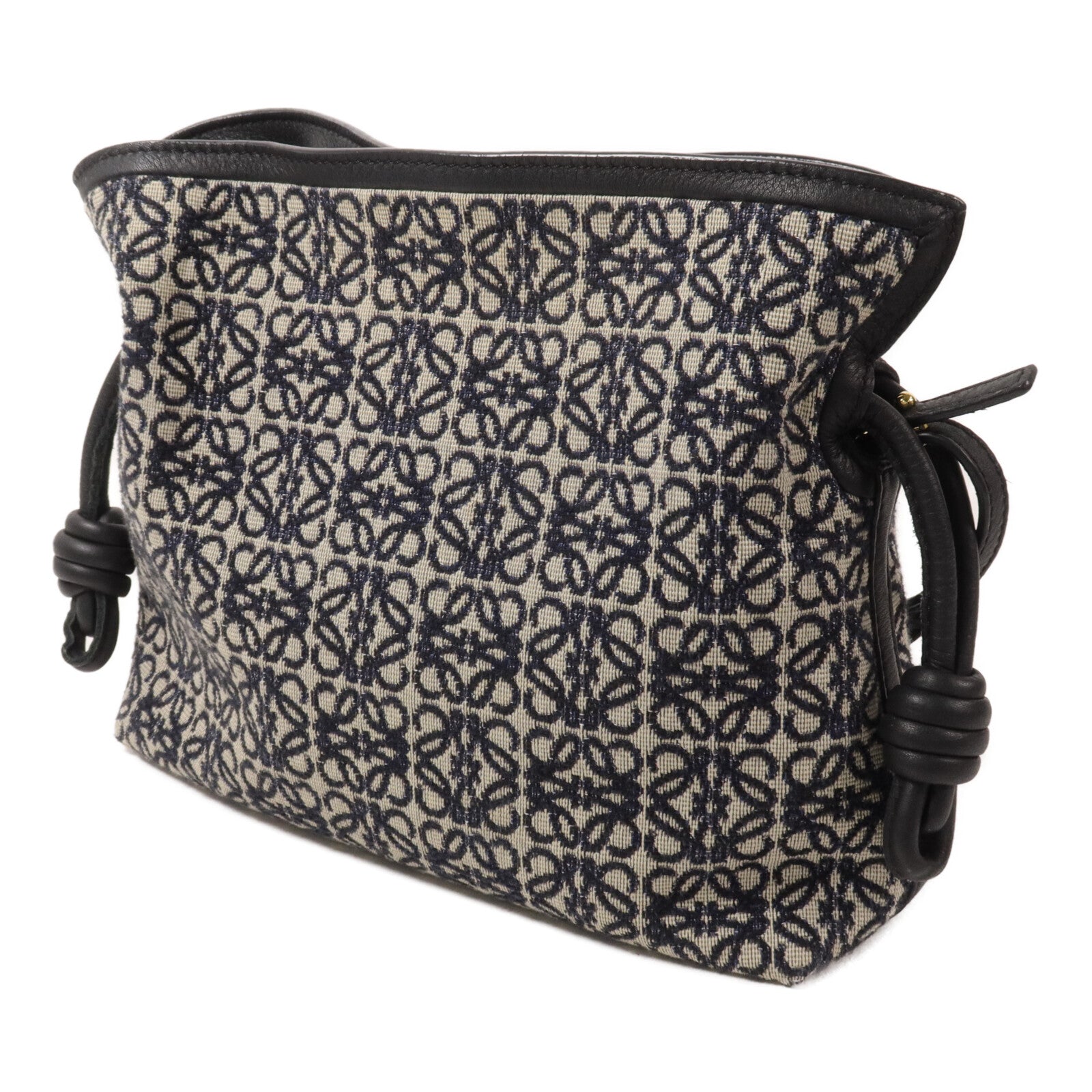 LOEWE 帆布Mini Flamenco肩背袋