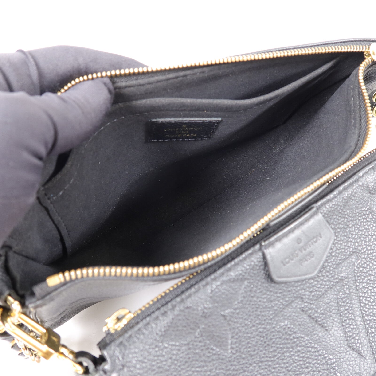 LOUIS VUITTON Monogram Empreinte Multi Pochette Accessoires手挽肩背兩用袋