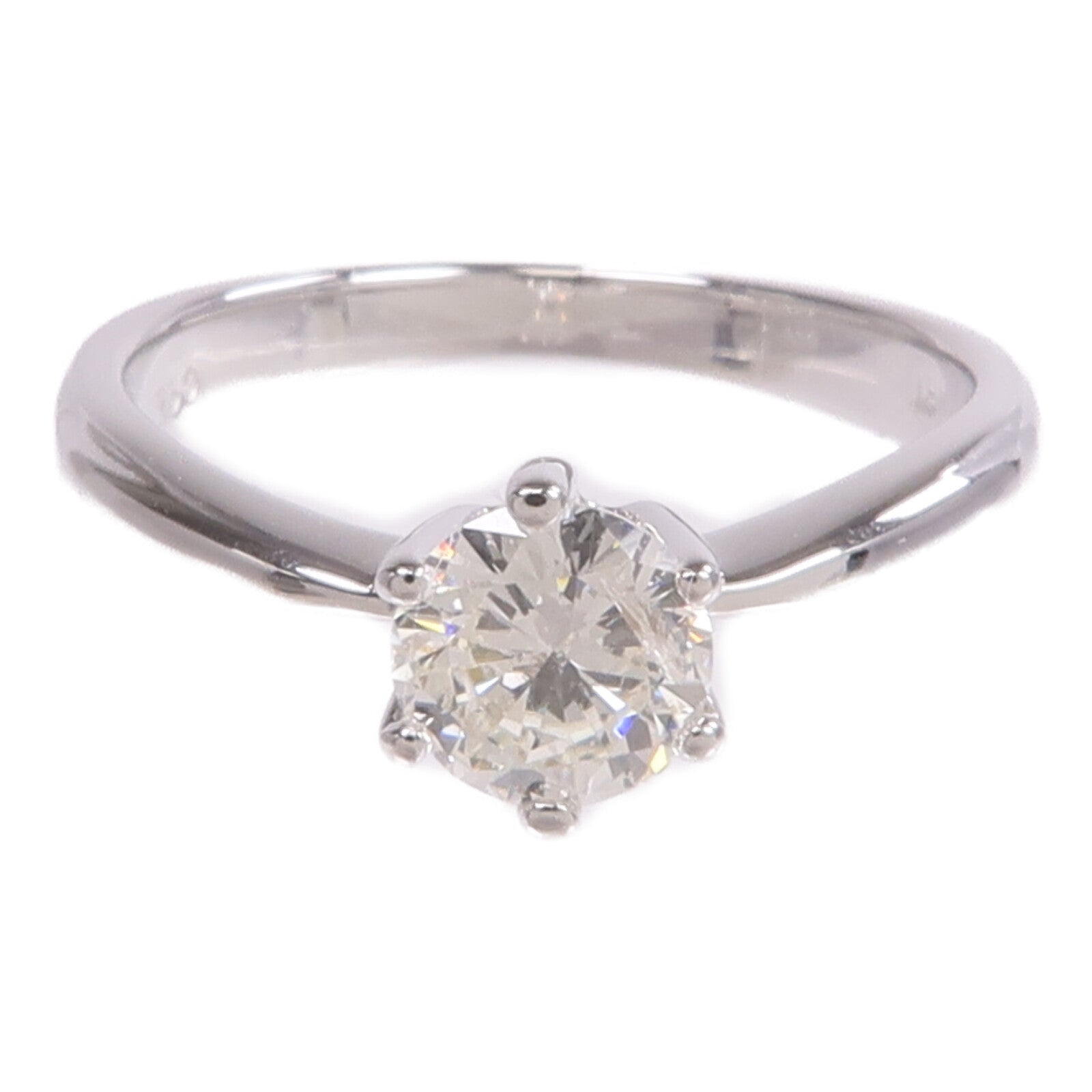 JEWELRY 【激減優惠】18K白金Diamond Ring鑽石戒指US#4.5