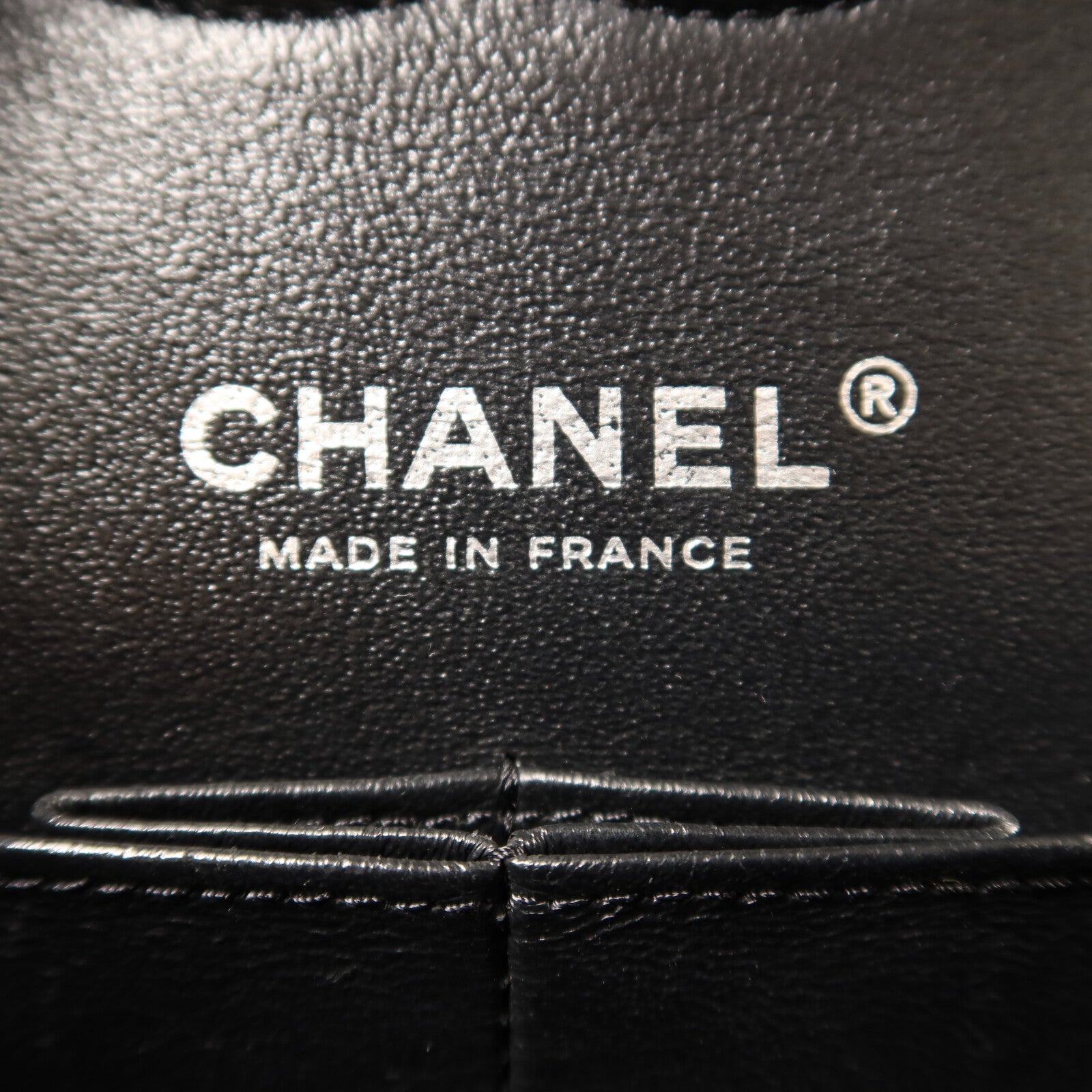 CHANEL 羊皮皮革Classic 25銀扣鏈帶肩背袋
