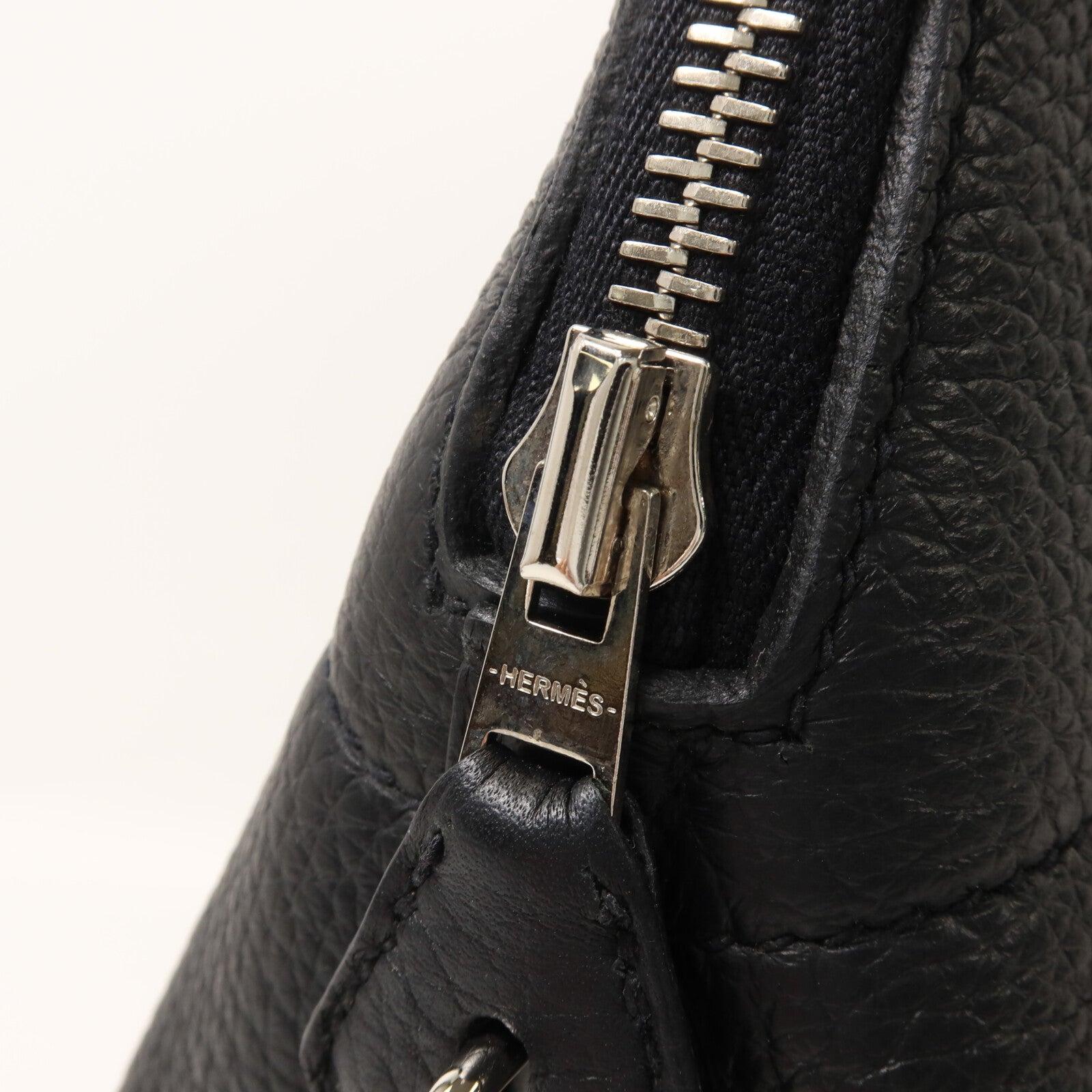 HERMES Clemence皮革Bolide 31手挽肩背兩用袋Noir