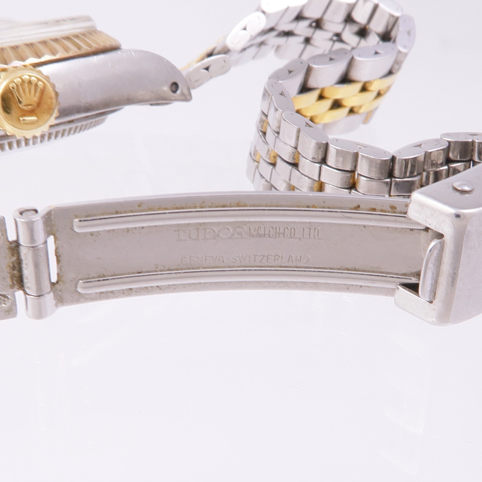 TUDOR Prince Oysterdate 92413 Automatic Watch 18K Yellow Gold Stainless Steel