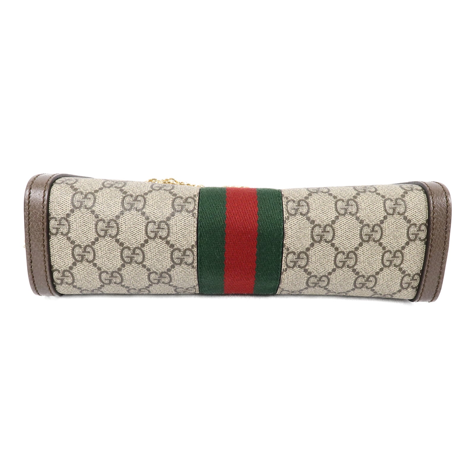 GUCCI 塗層帆布Ophidia GG鏈帶肩背袋