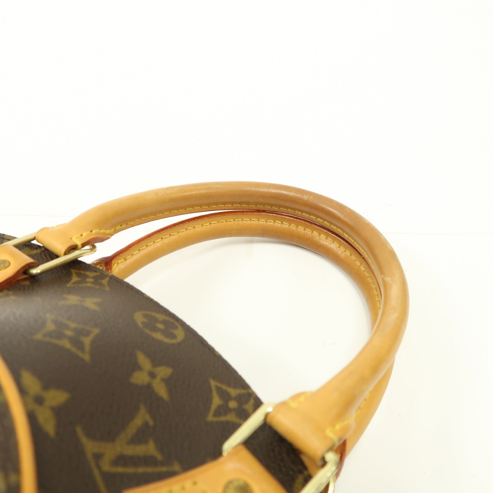 LOUIS VUITTON 【激減優惠】Monogram Elipse MM金扣手挽袋啡色