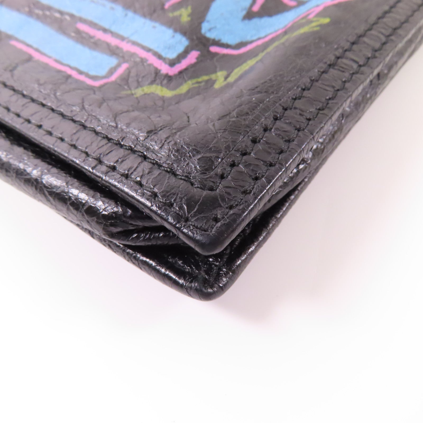 BALENCIAGA 牛皮皮革Pouch Graffiti肩背袋