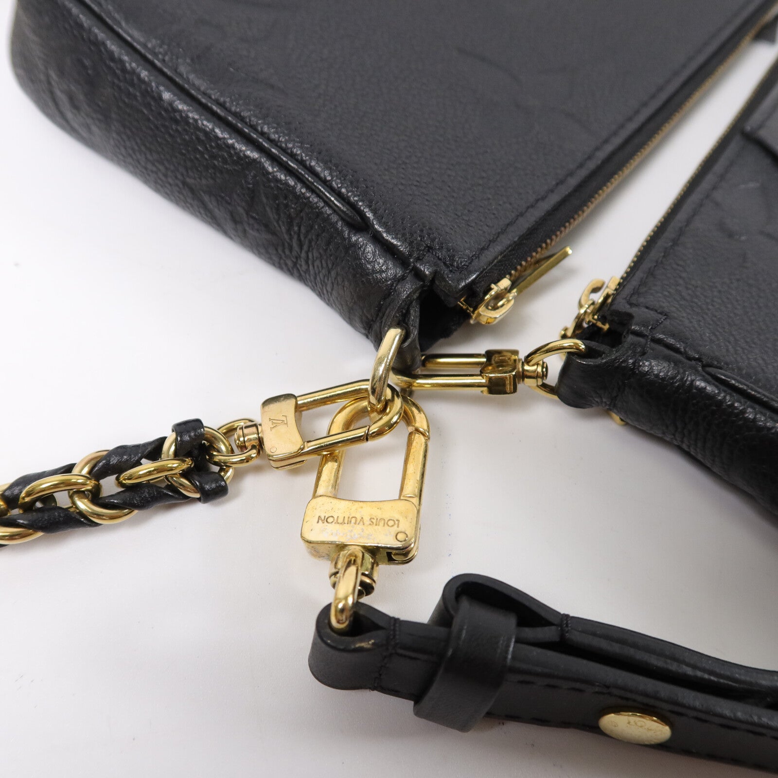 LOUIS VUITTON Monogram Empreinte Multi Pochette Accessoires手挽肩背兩用袋