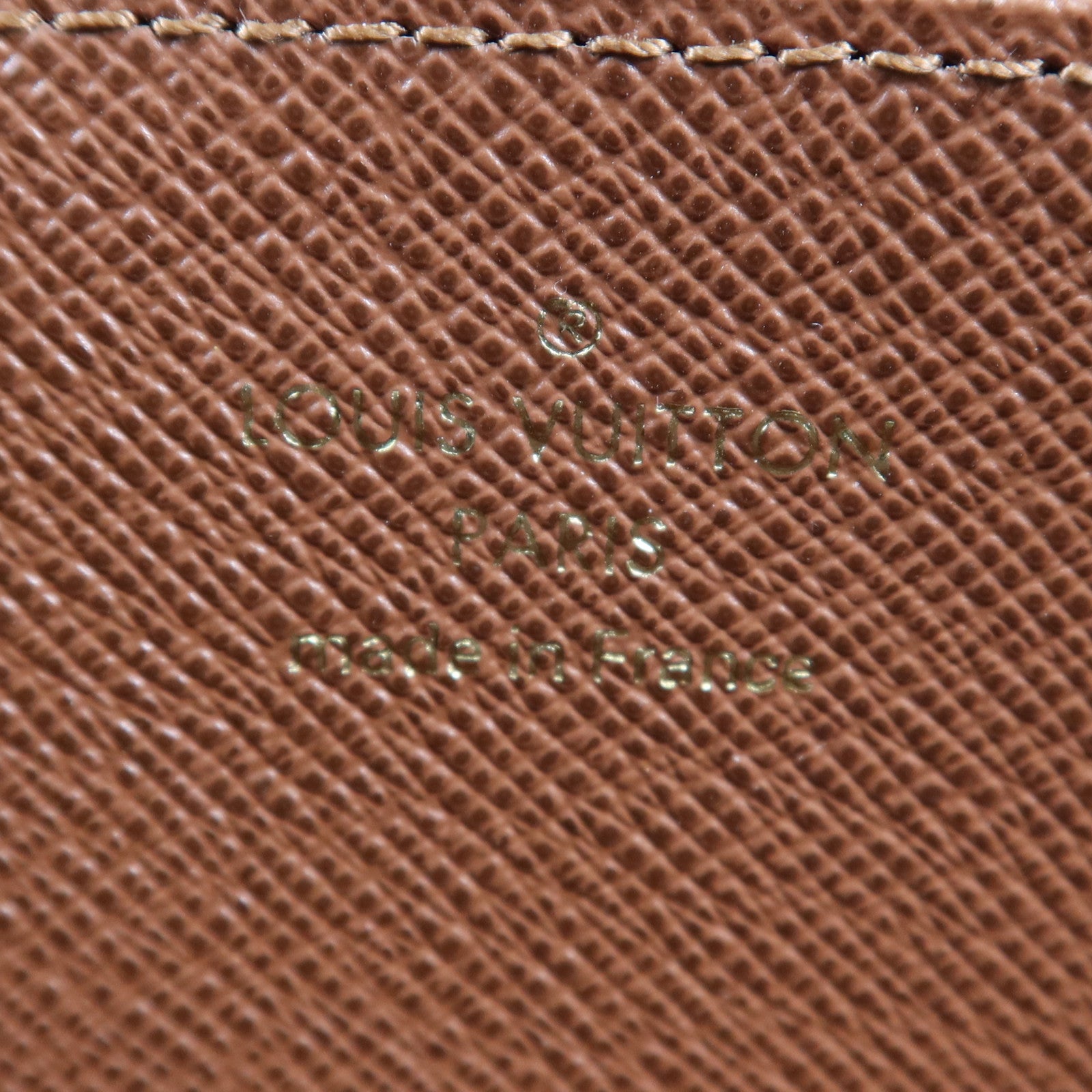 LOUIS VUITTON Monogram Zipper Long Wallet金扣長錢包