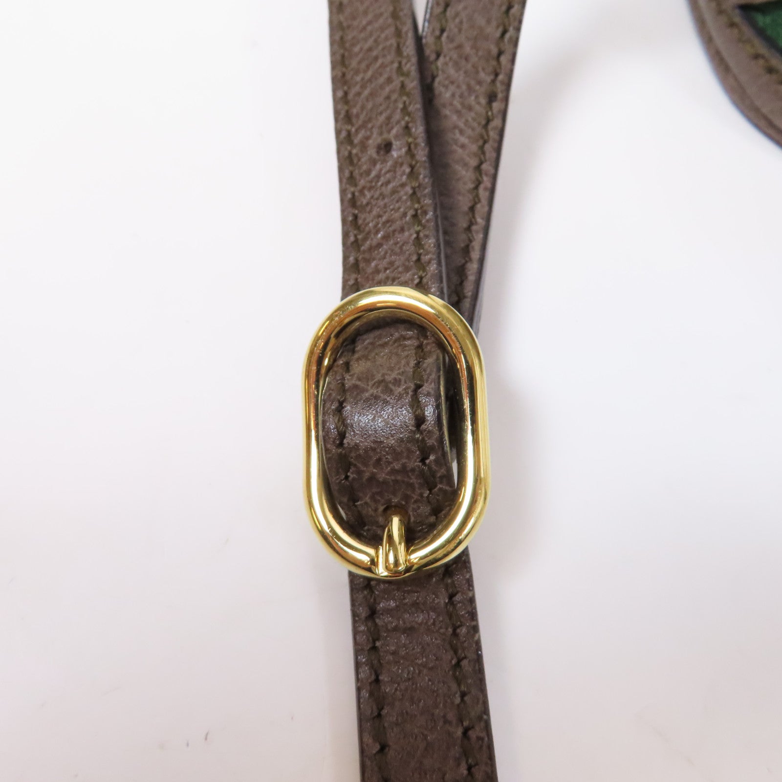 GUCCI 塗層帆布Ophidia Bucket Bag金扣肩背袋啡色