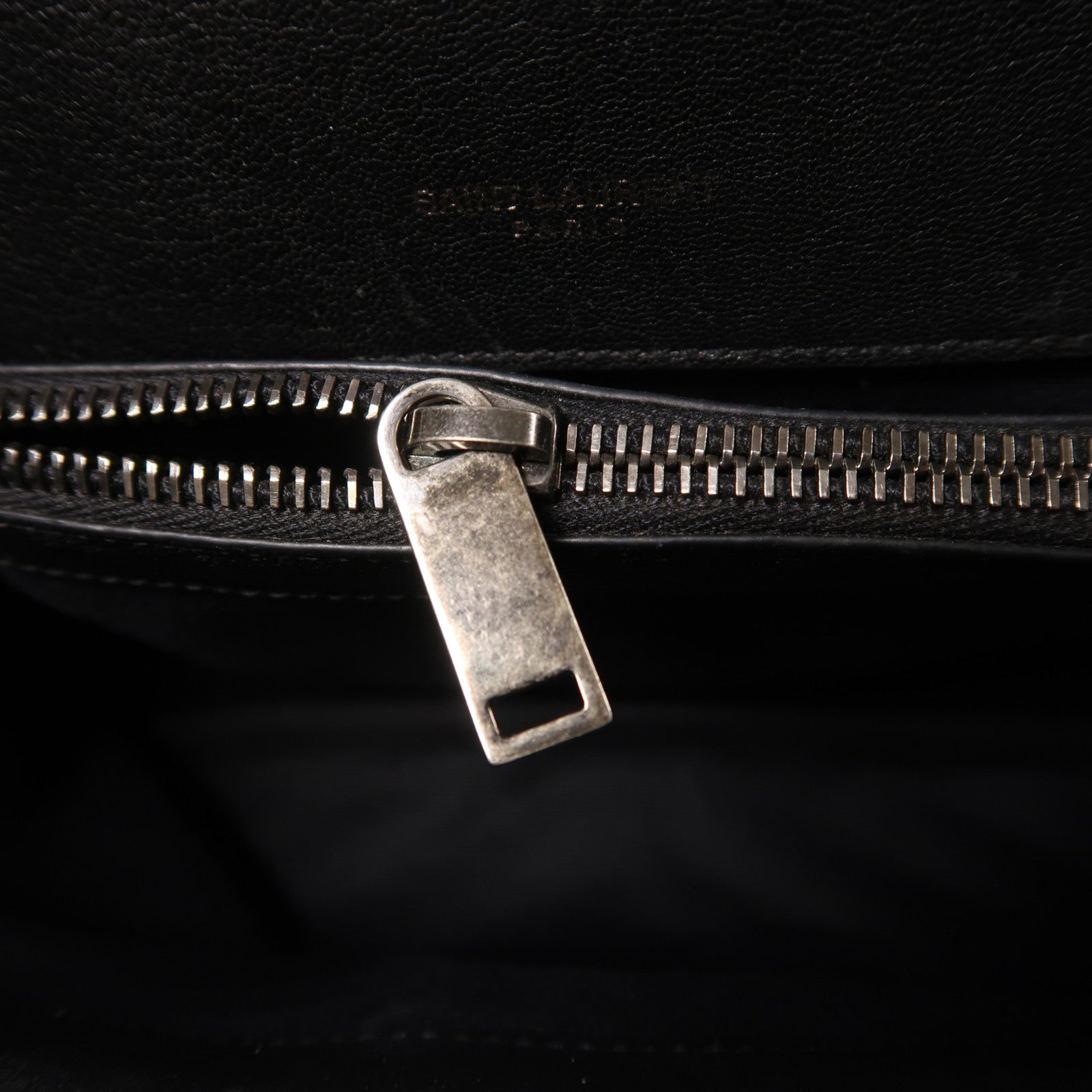 SAINT LAURENT 牛皮皮革Chain Shoulder銀扣手挽肩背兩用袋