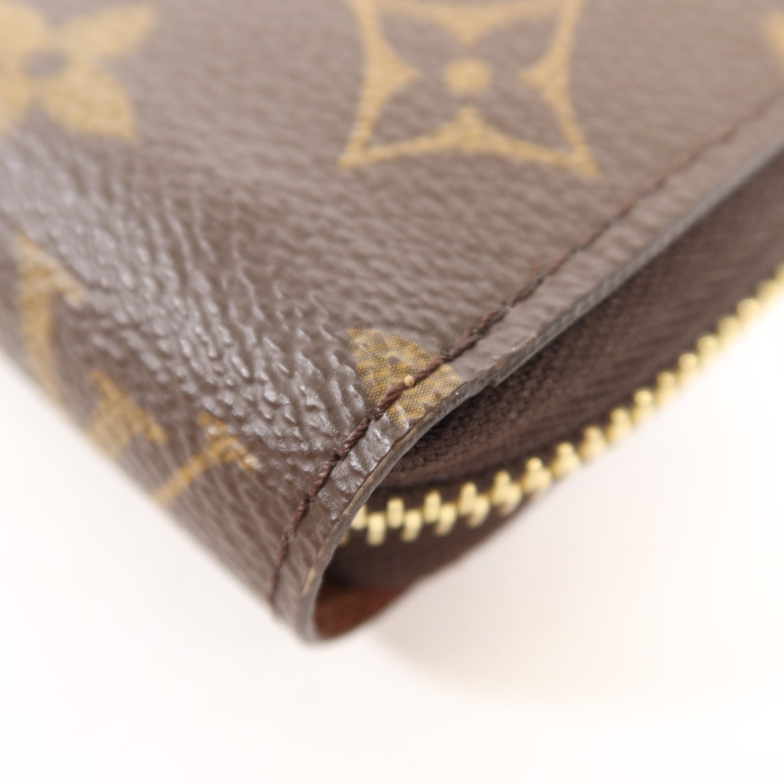 LOUIS VUITTON Monogram Zipper Long Wallet金扣長錢包