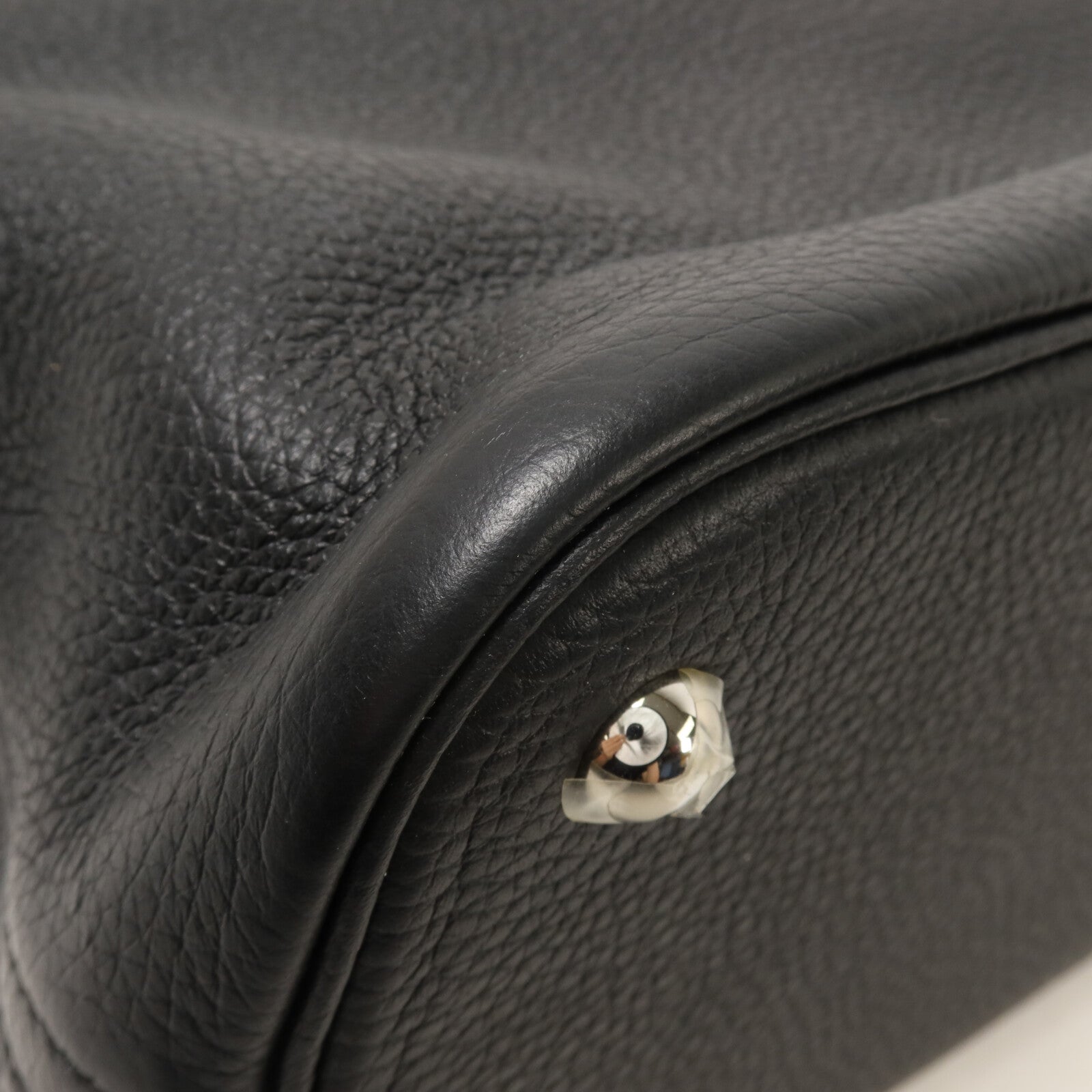 HERMES Clemence皮革Bolide 31手挽肩背兩用袋Noir
