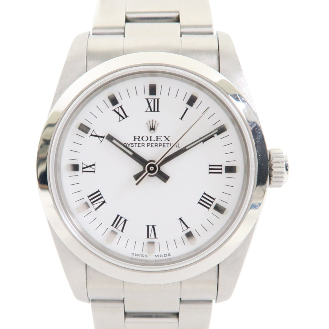 ROLEX Oyster Perpetual 31mm不鏽鋼手錶自動機芯白色