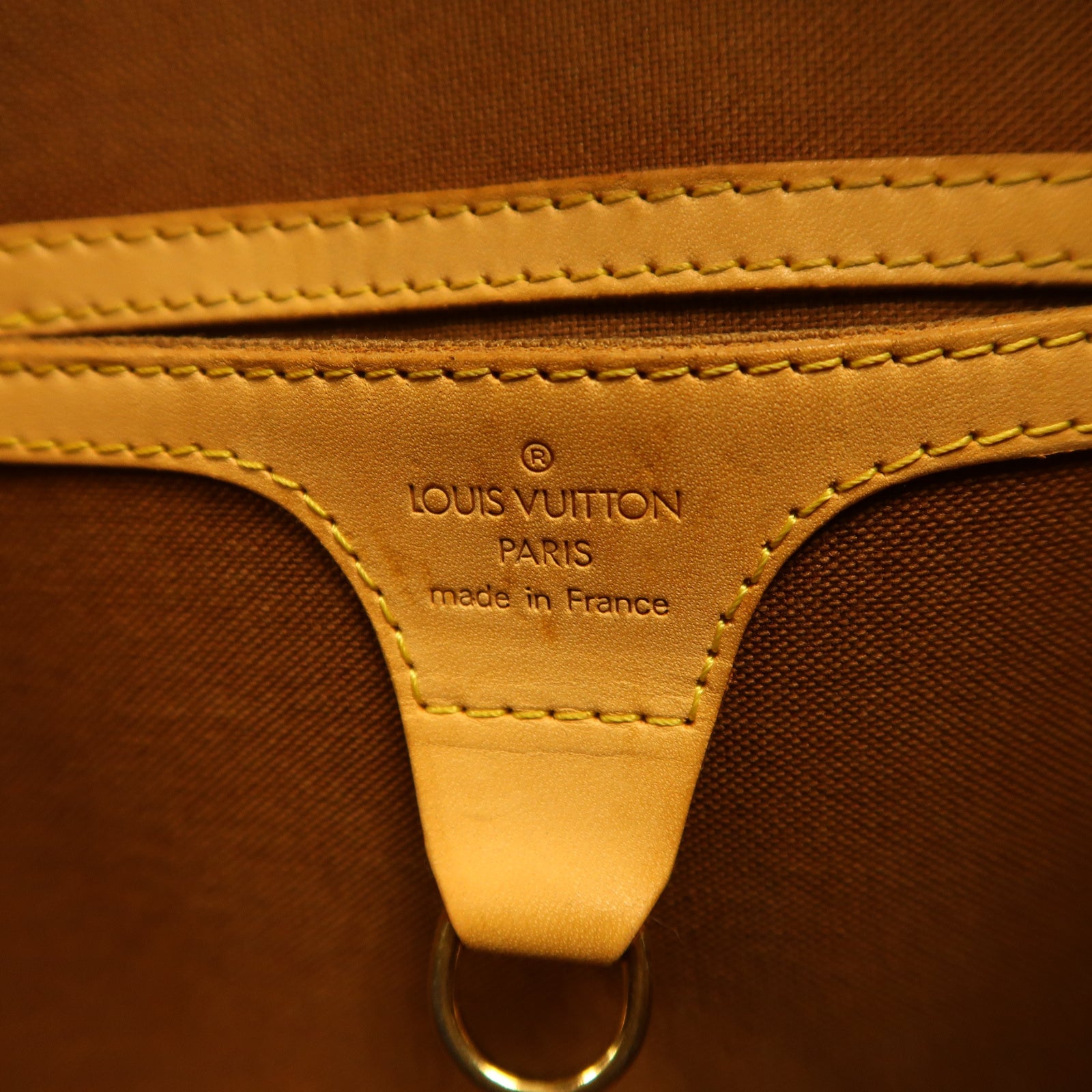 LOUIS VUITTON 【激減優惠】Monogram Elipse MM金扣手挽袋啡色