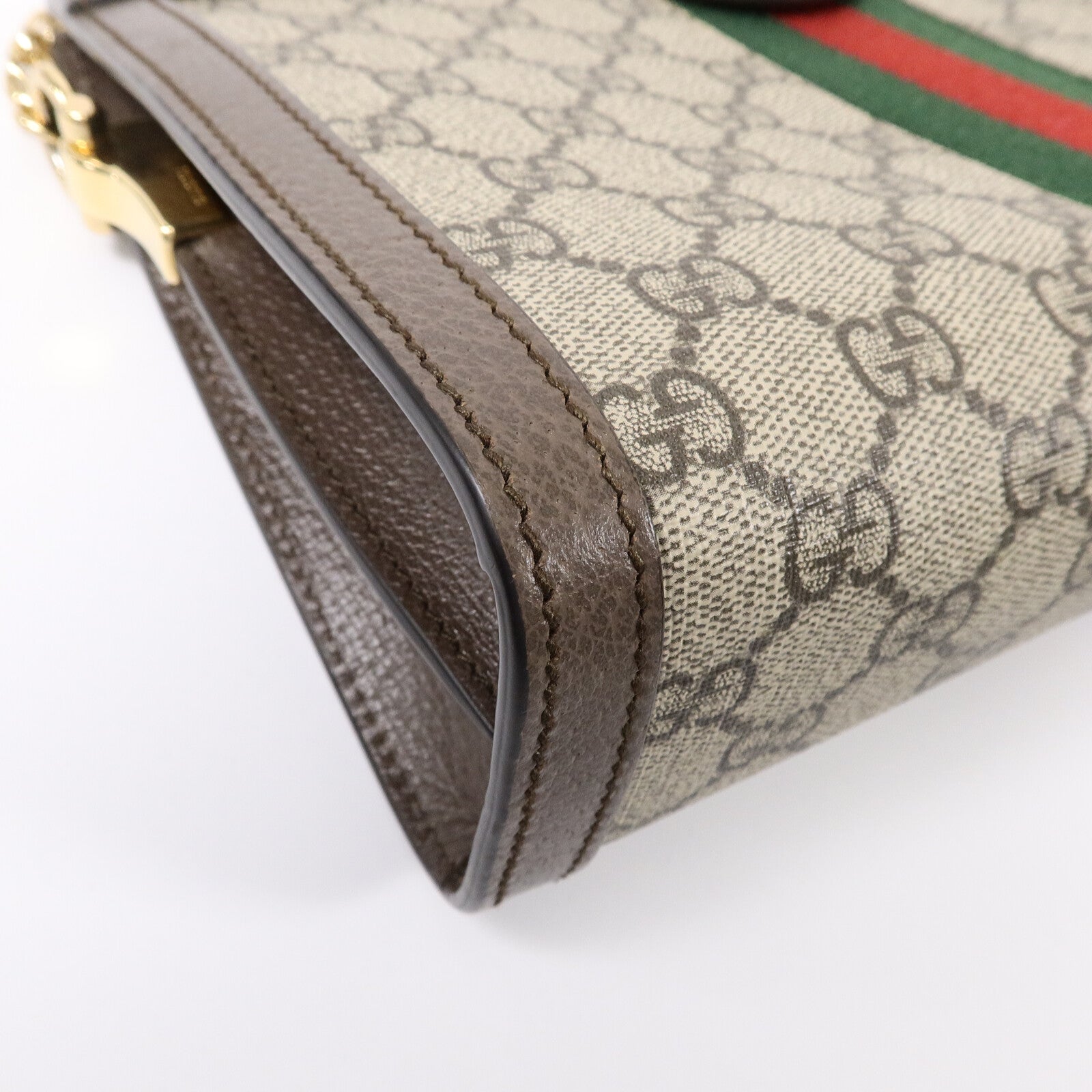 GUCCI 塗層帆布Ophidia GG鏈帶肩背袋