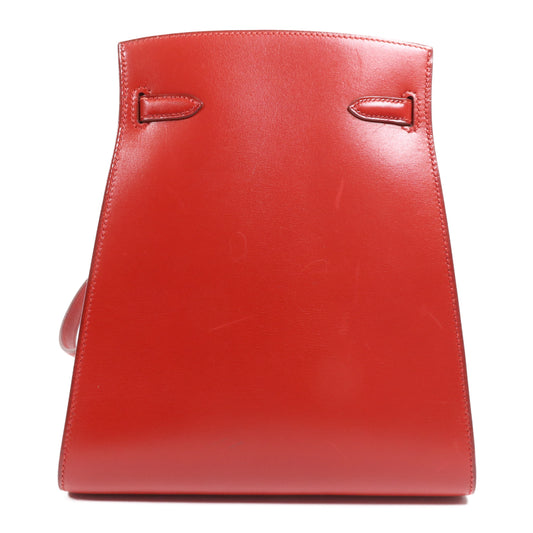 HERMES Box Calf皮革Sac Kelly Sport金扣肩背袋