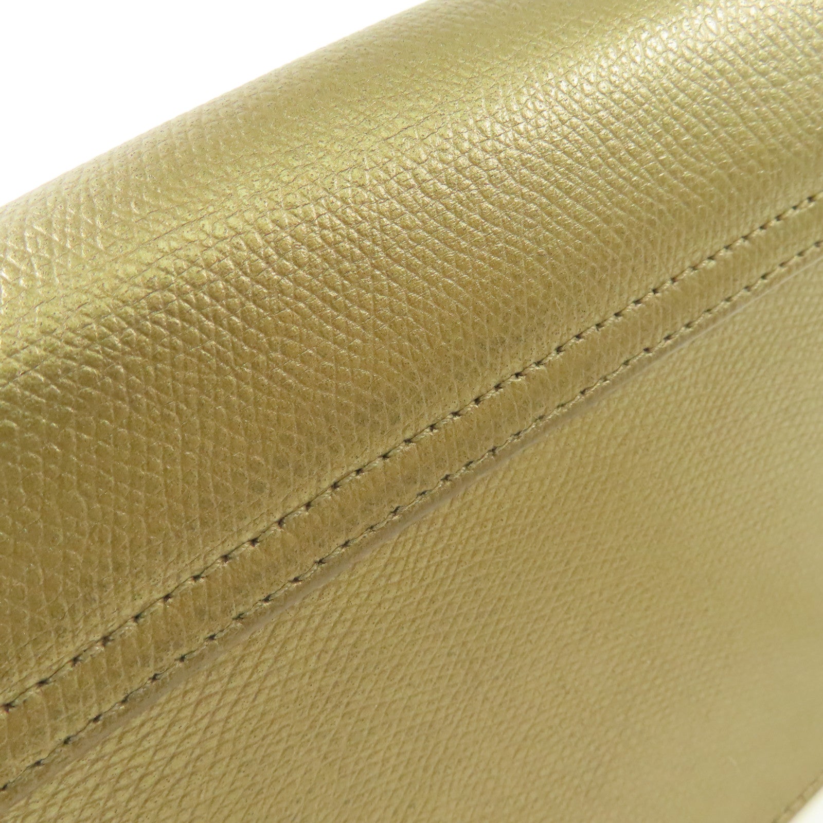 Furla 牛皮皮革Chain Shoulder金扣鏈帶肩背袋