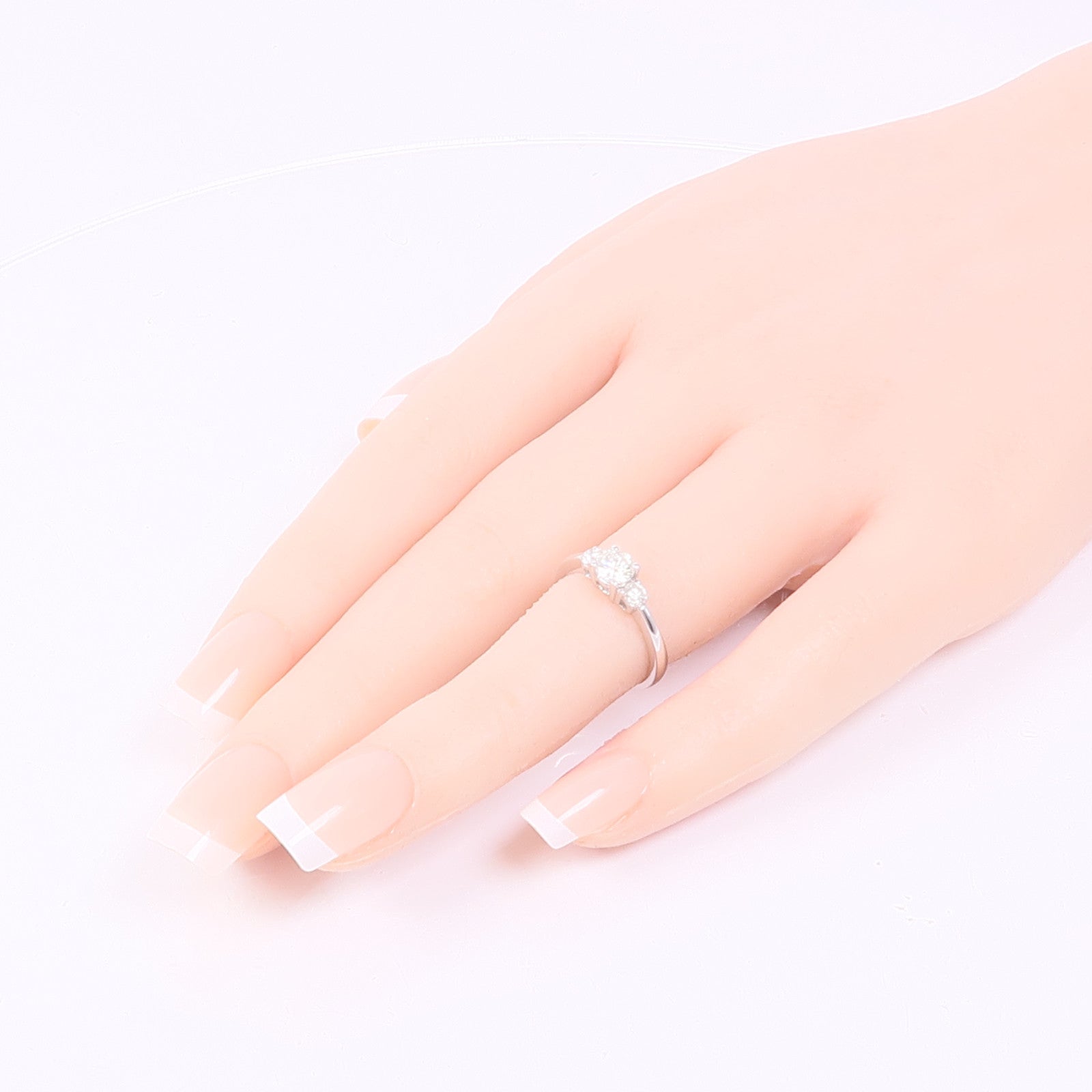 JEWELRY 18K白金Diamond Ring鑽石戒指US#4.25