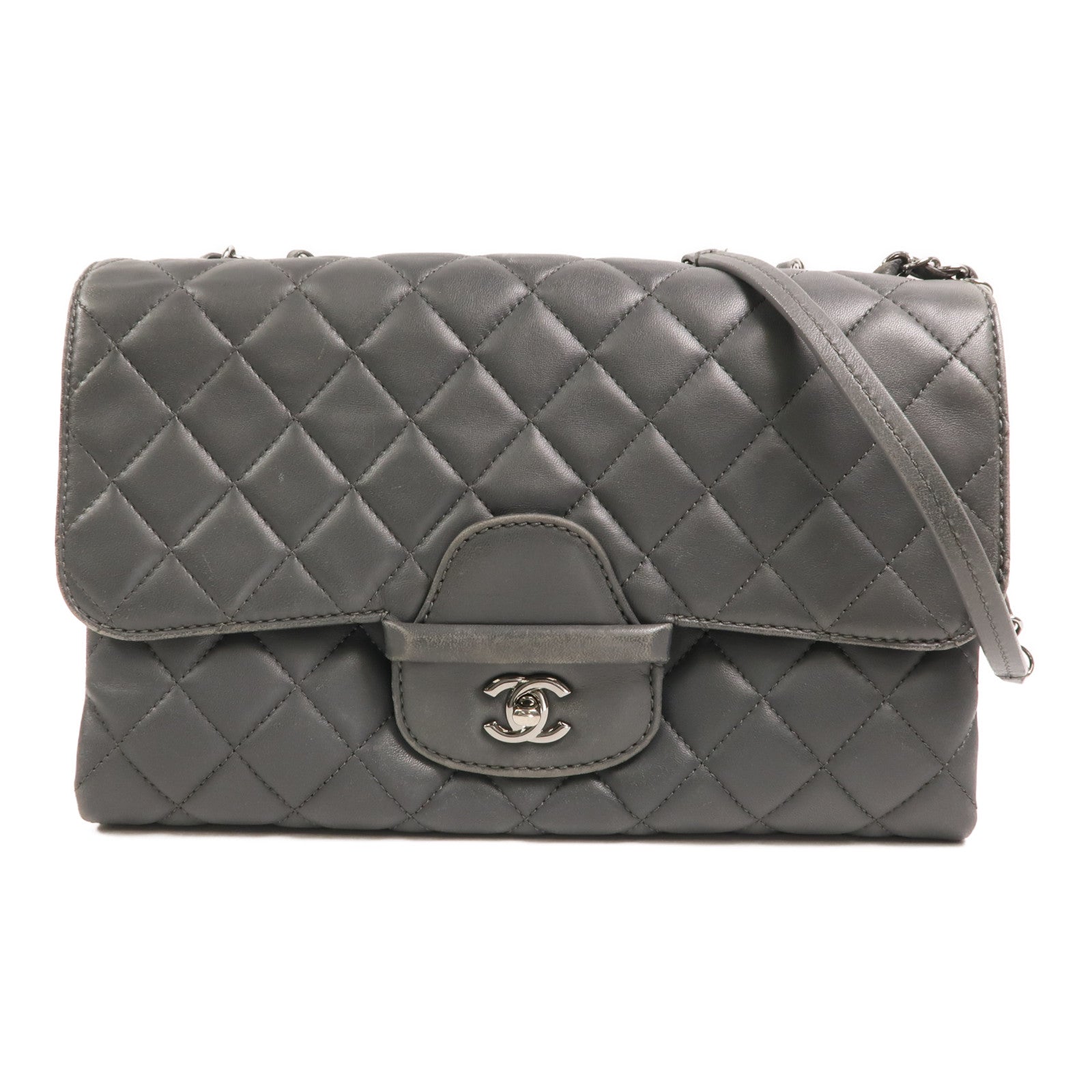 CHANEL 羊皮皮革Shoulder Bag鏈帶肩背袋