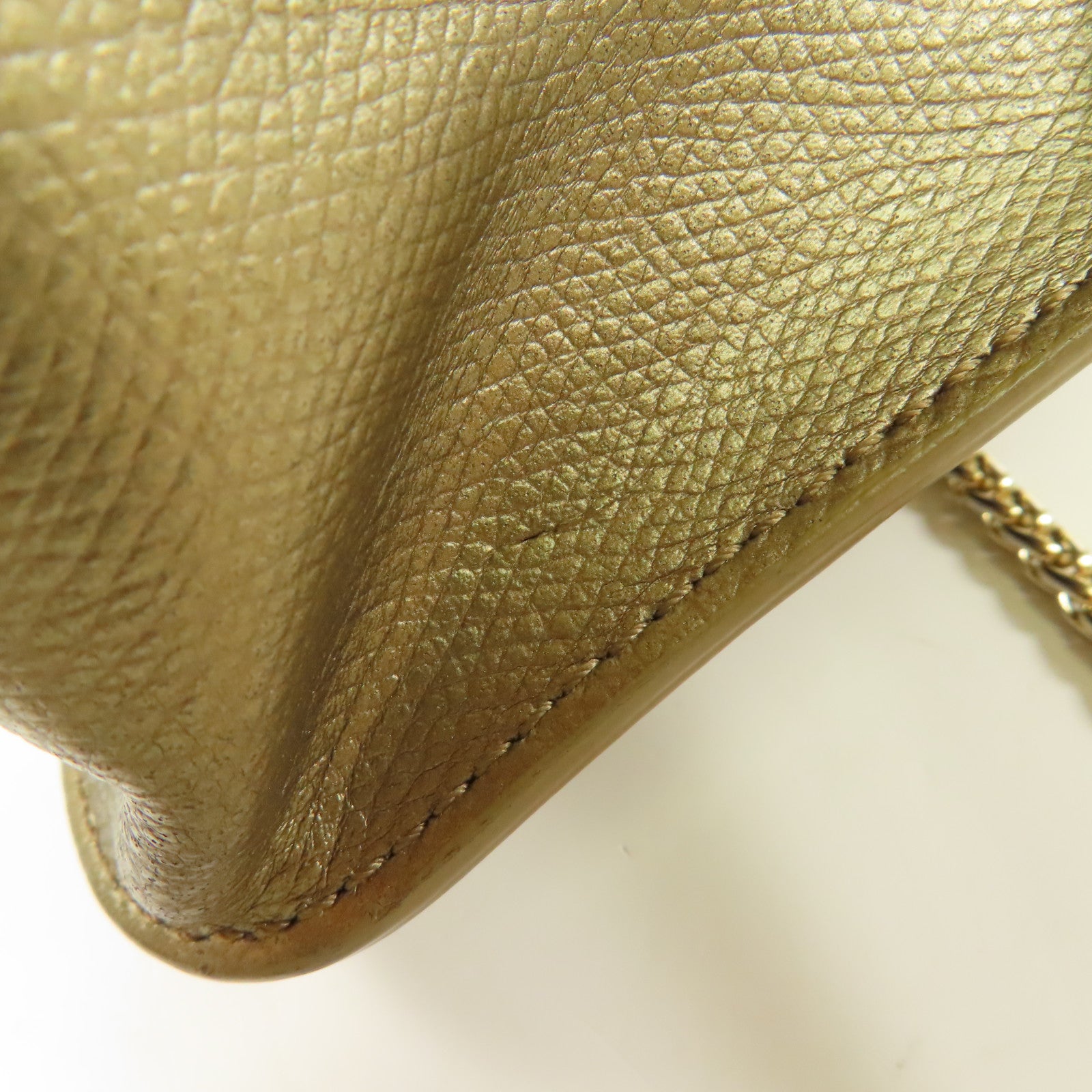 Furla 【激減優惠】牛皮皮革Chain Shoulder金扣鏈帶肩背袋