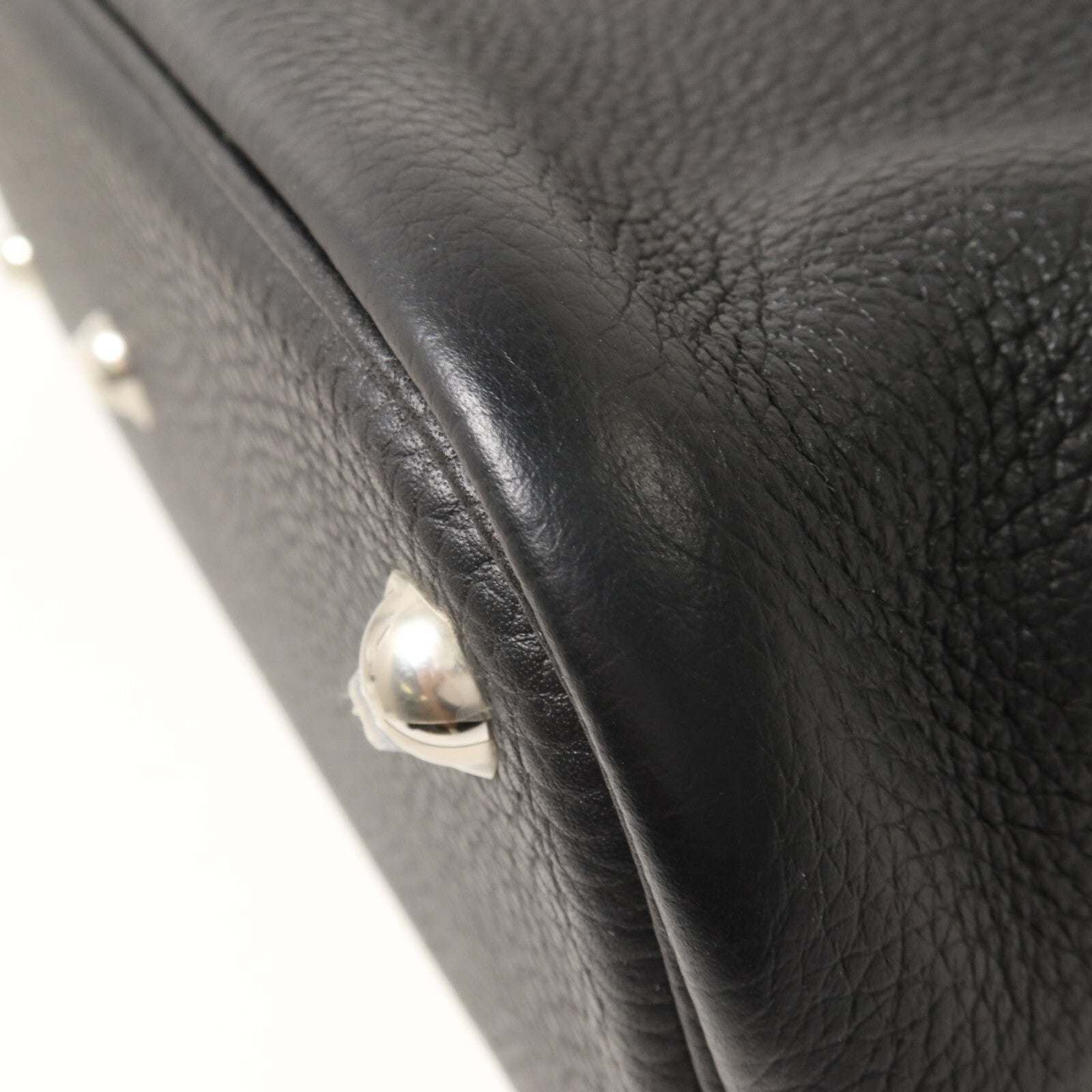 HERMES Clemence皮革Bolide 31手挽肩背兩用袋Noir