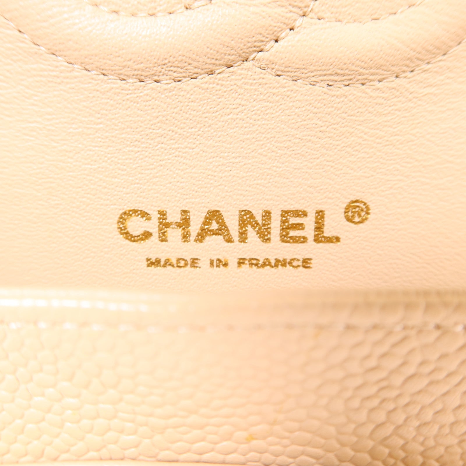 CHANEL 牛皮皮革Classic 25金扣鏈帶肩背袋
