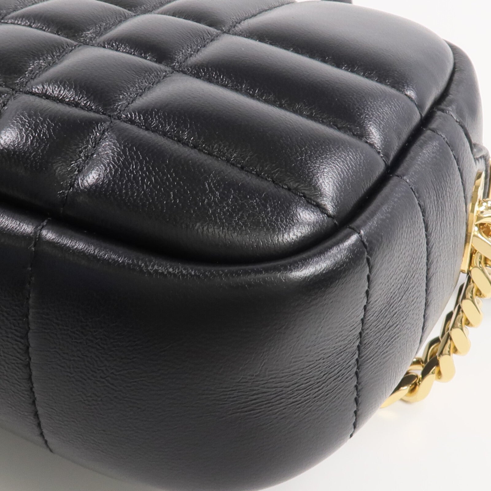BURBERRY 牛皮皮革Lola金扣肩背袋