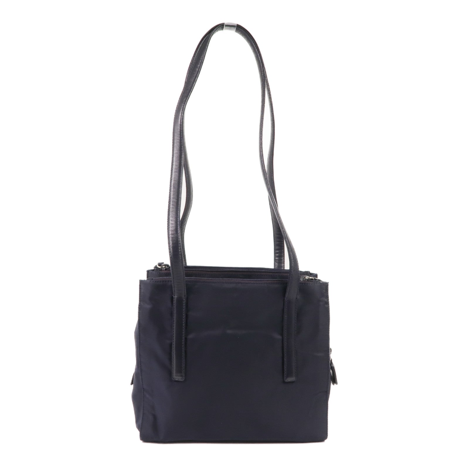 PRADA 尼龍Shoulder Bag銀扣肩背袋