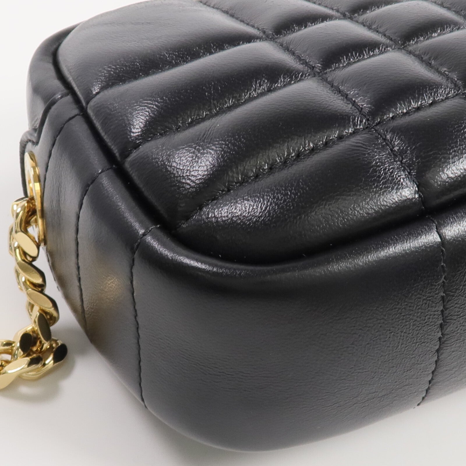 BURBERRY 牛皮皮革Lola金扣肩背袋