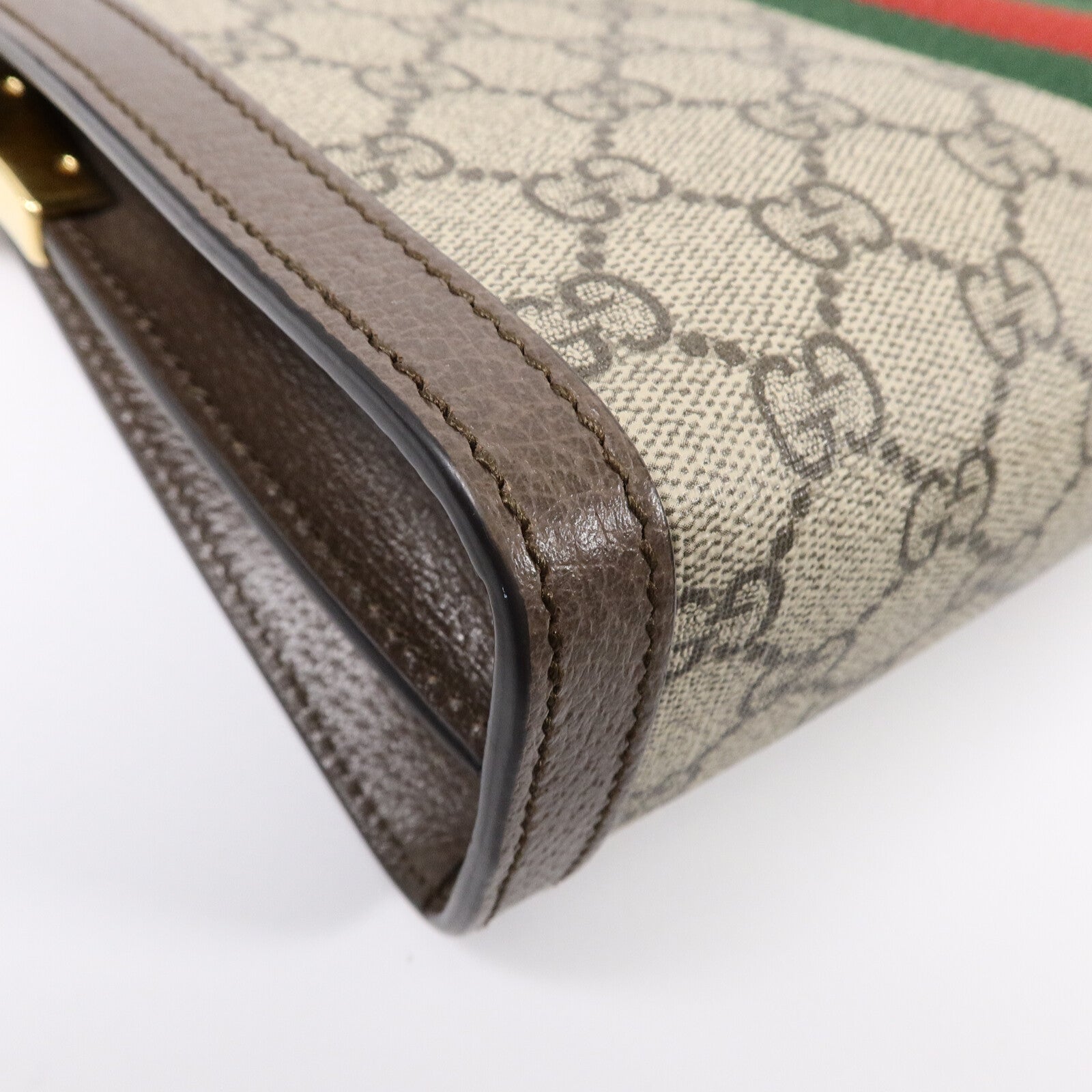 GUCCI 塗層帆布Ophidia GG鏈帶肩背袋