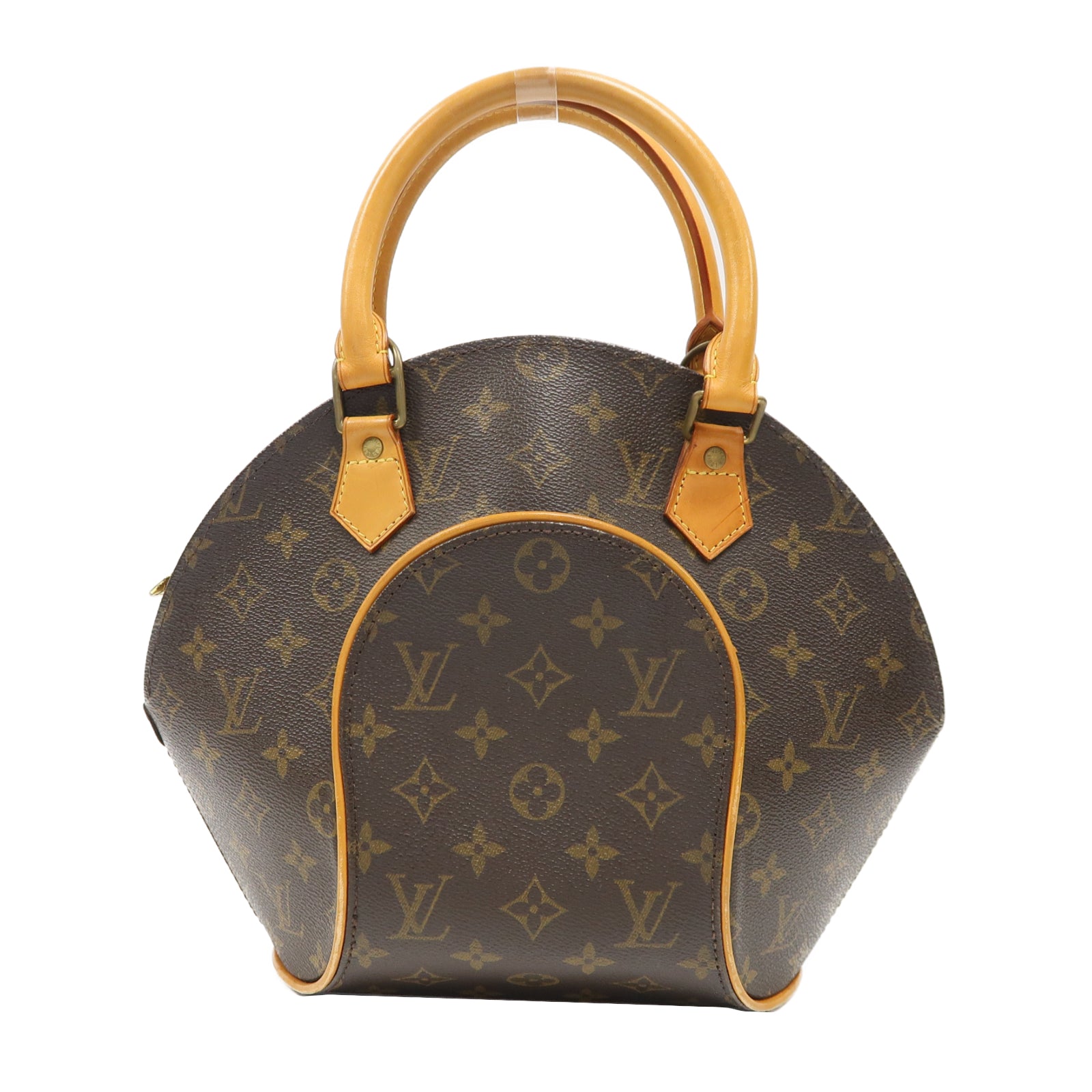 LOUIS VUITTON 【激減優惠】Monogram Ellipse PM金扣手挽袋啡色